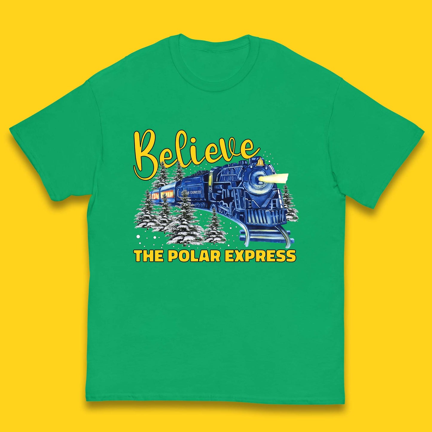 Believe The Polar Express Christmas Train Kids T-Shirt
