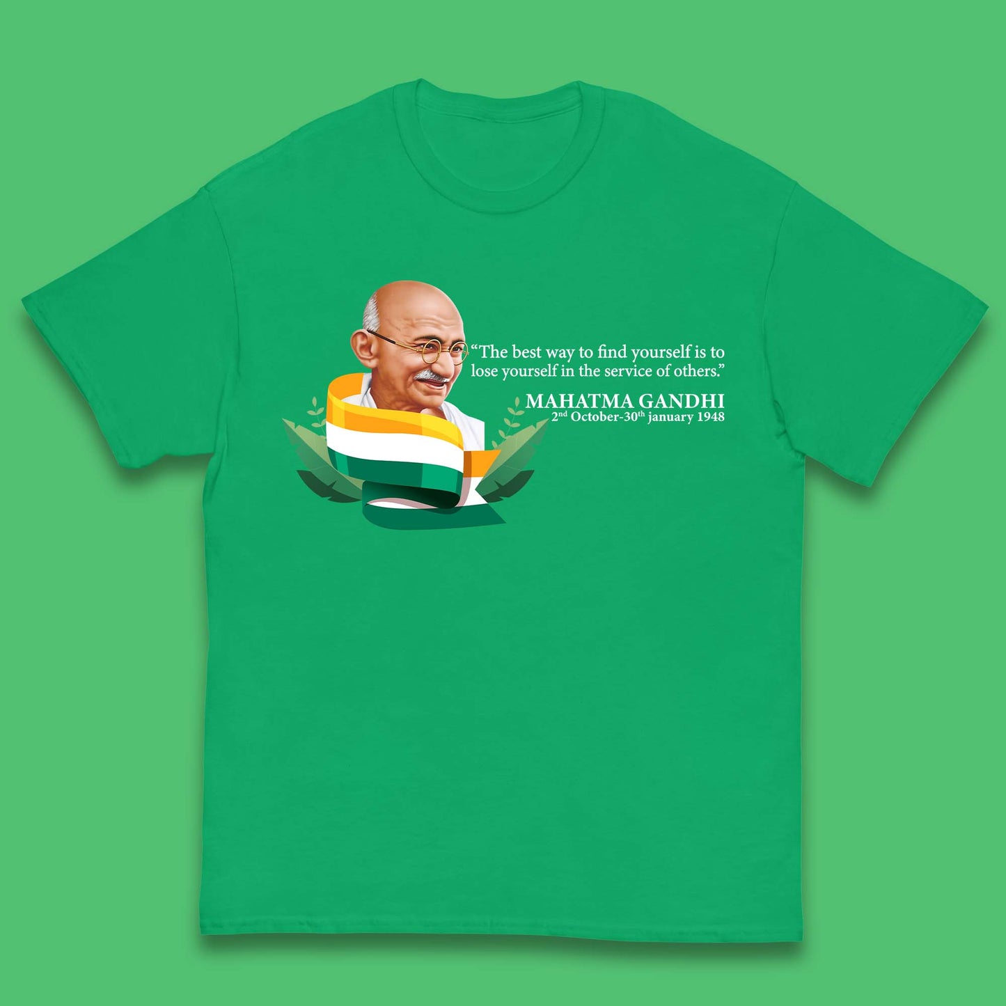 Mahatma Gandhi Quotes Kids T-Shirt