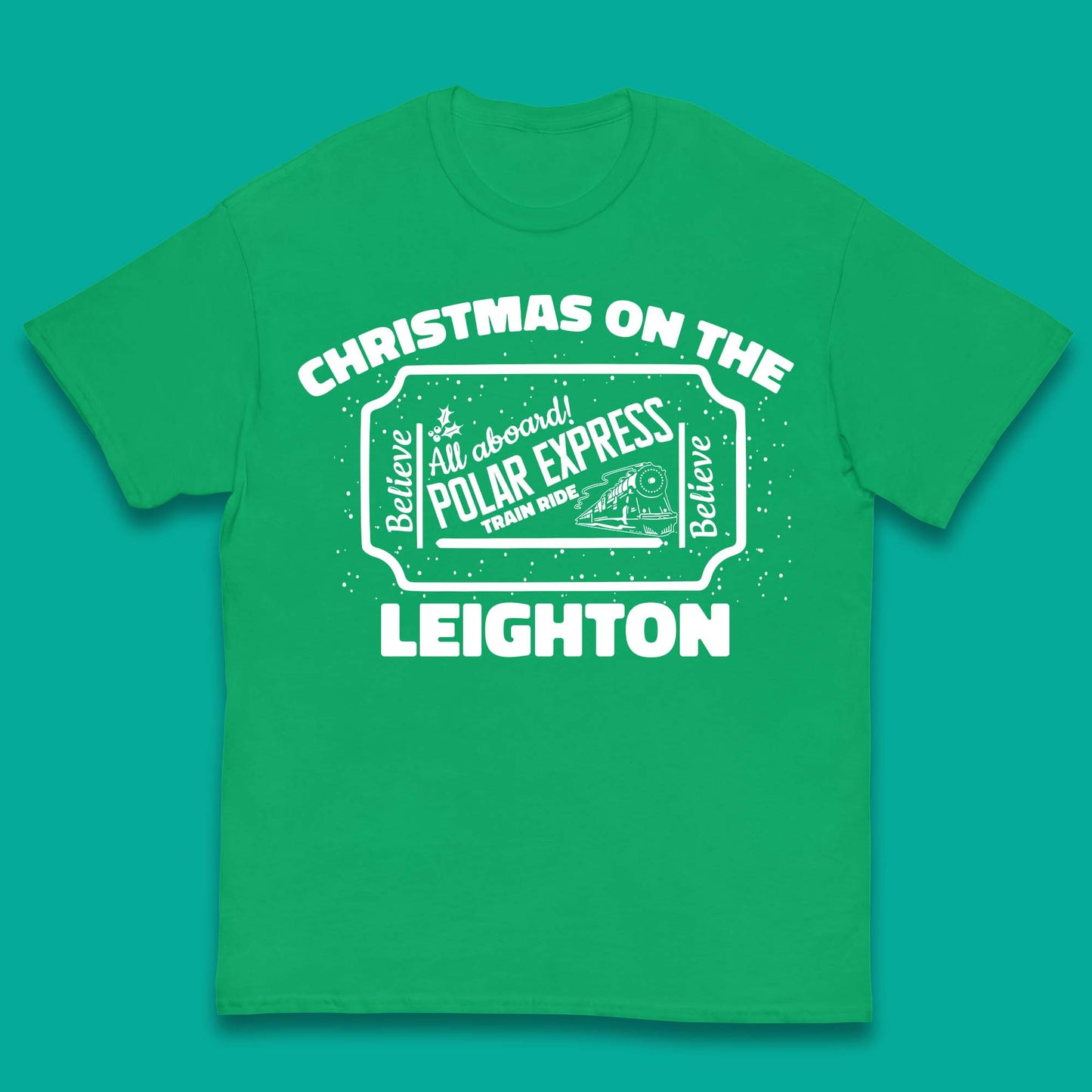 Polar Express Christmas Train Kids T-Shirt