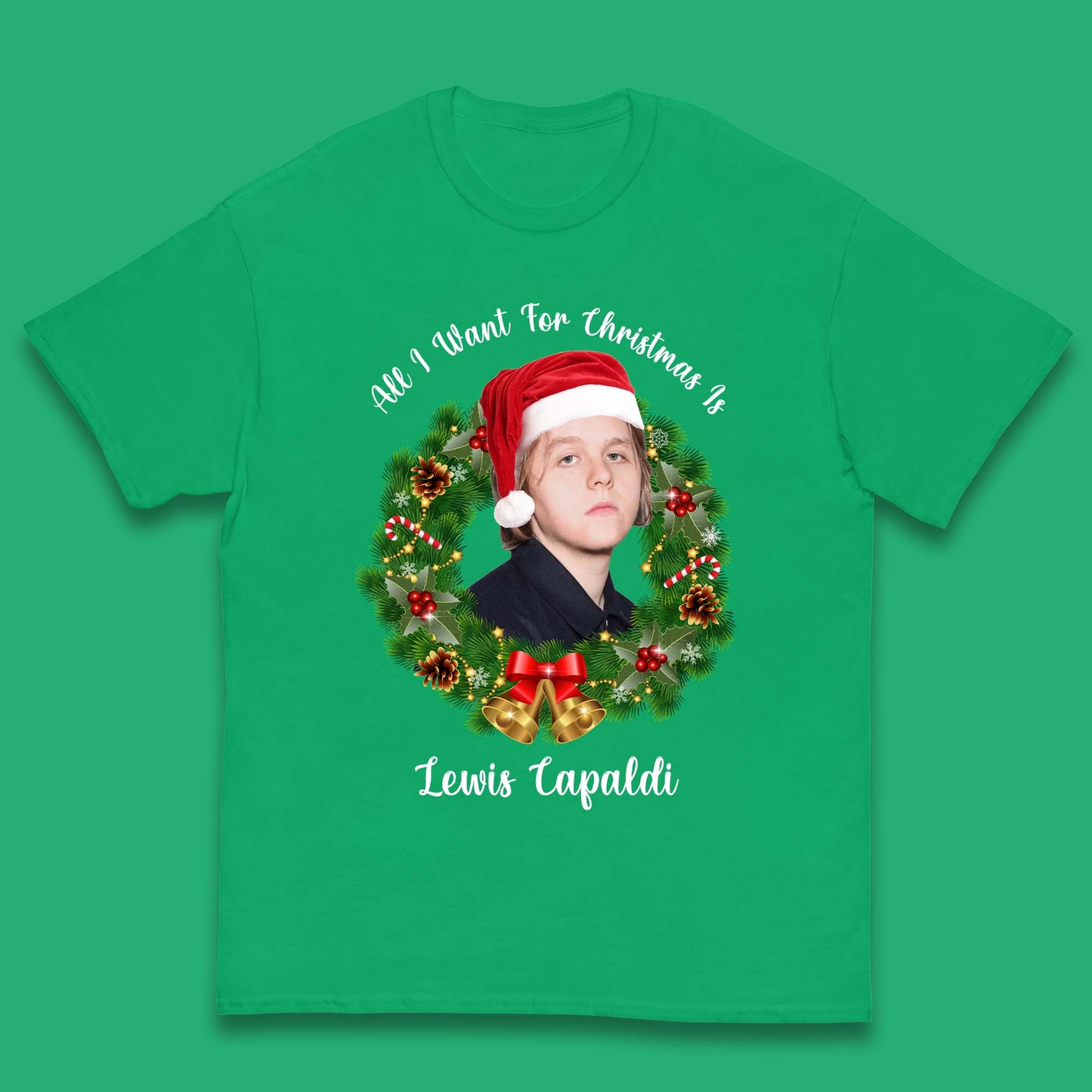 Lewis Capaldi Christmas Kids T-Shirt