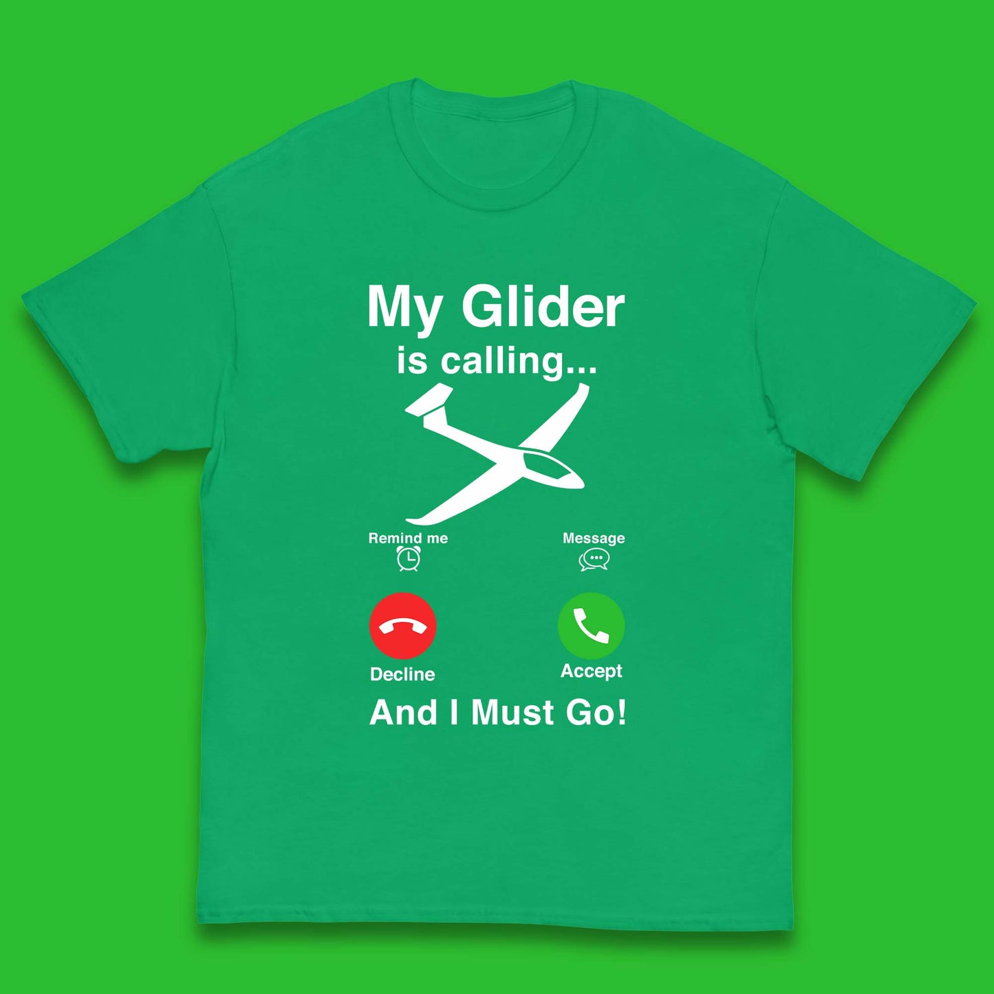 My Glider is Calling And I Must Go Kids T-Shirt