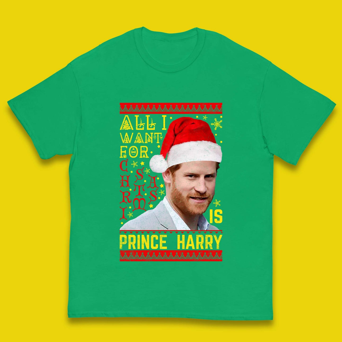 Prince Harry Christmas Kids T-Shirt