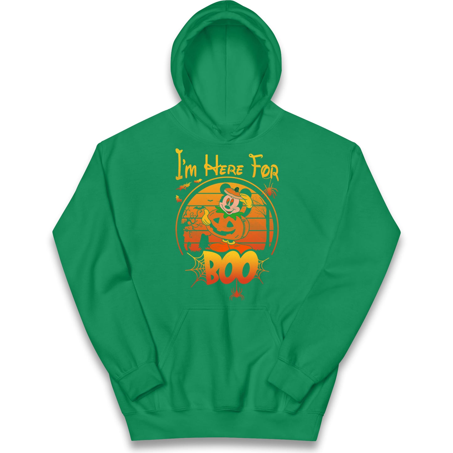 Mickey Mouse Im Here For Boo Halloween Hoodie