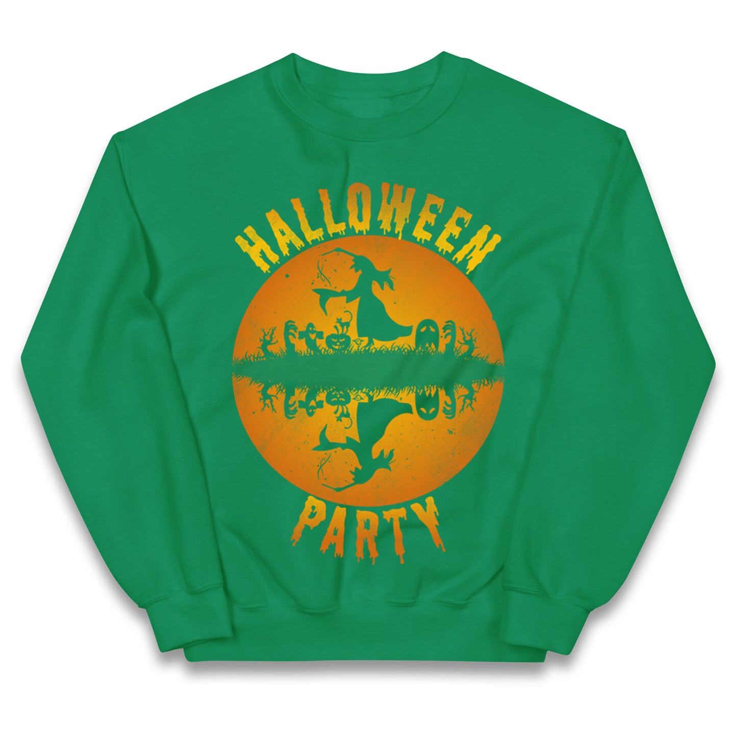 Scary Witch Halloween Party Jumper