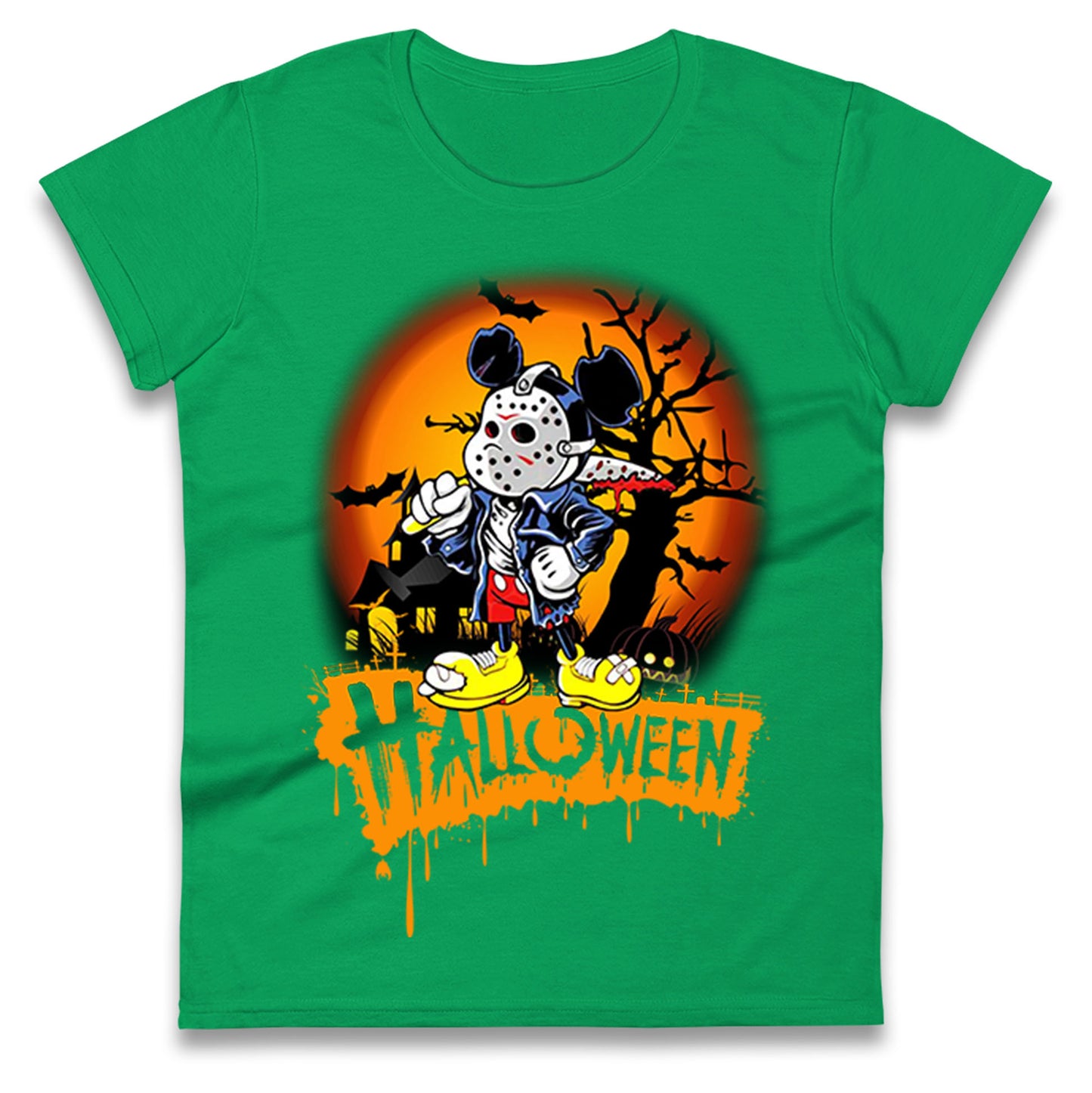 Mickey Mouse Haunted Halloween t shirt