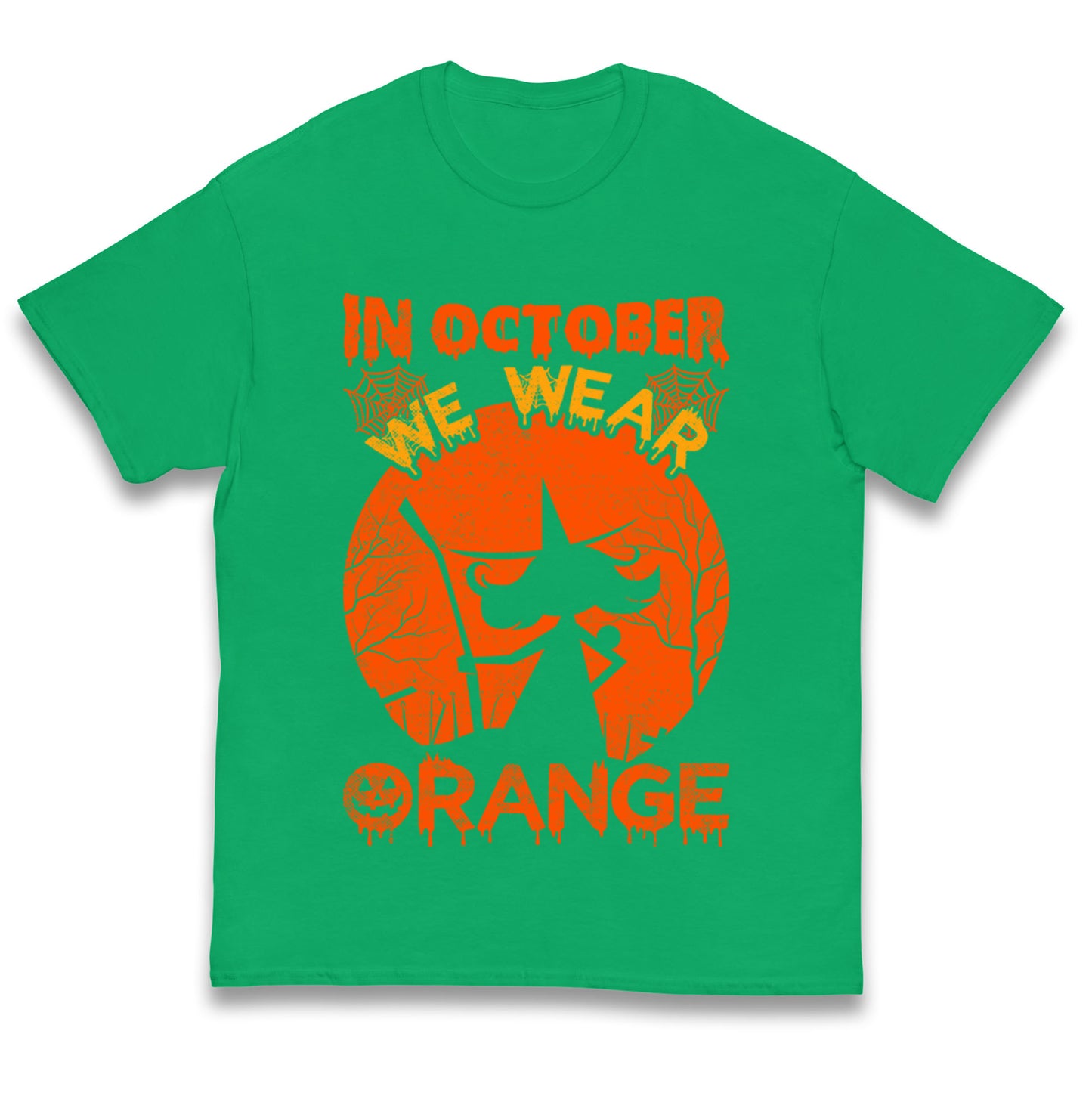 In October We Wear Orange Halloween T Shirt