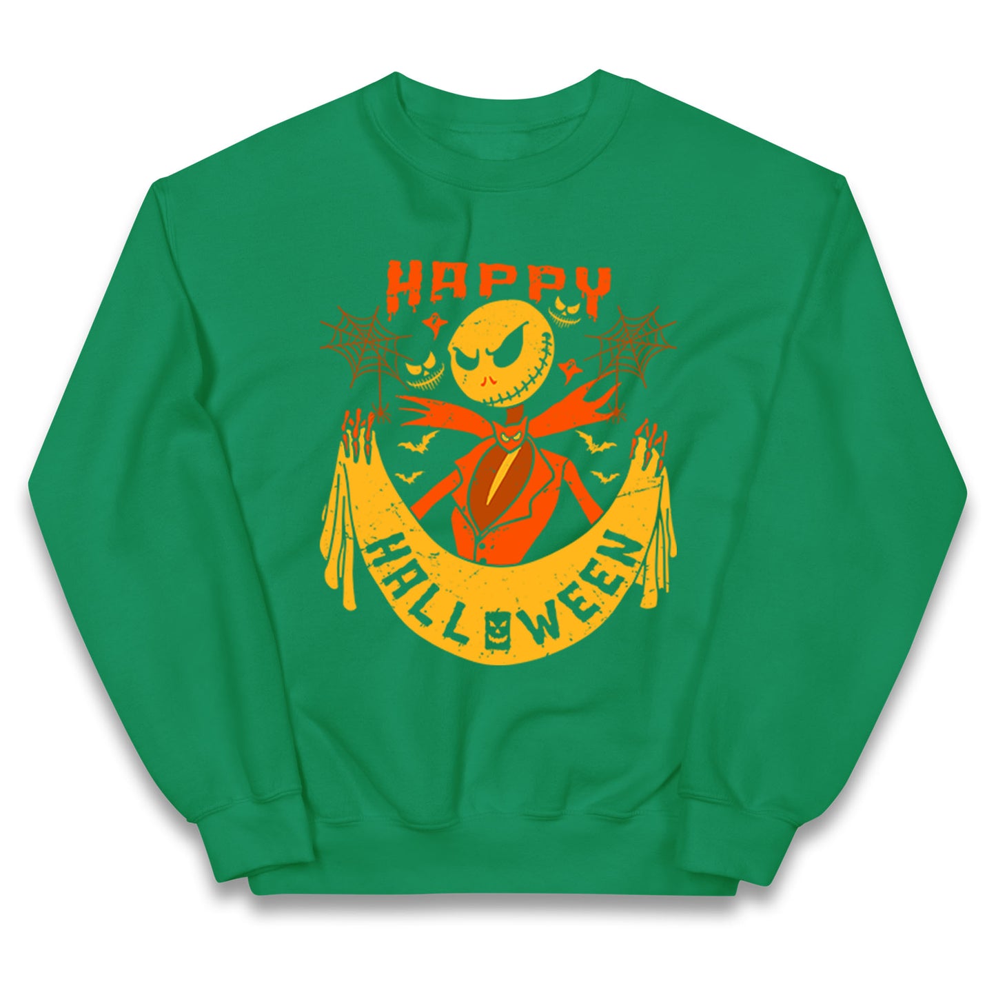 Jack Skellington Happy Halloween Kids Jumper