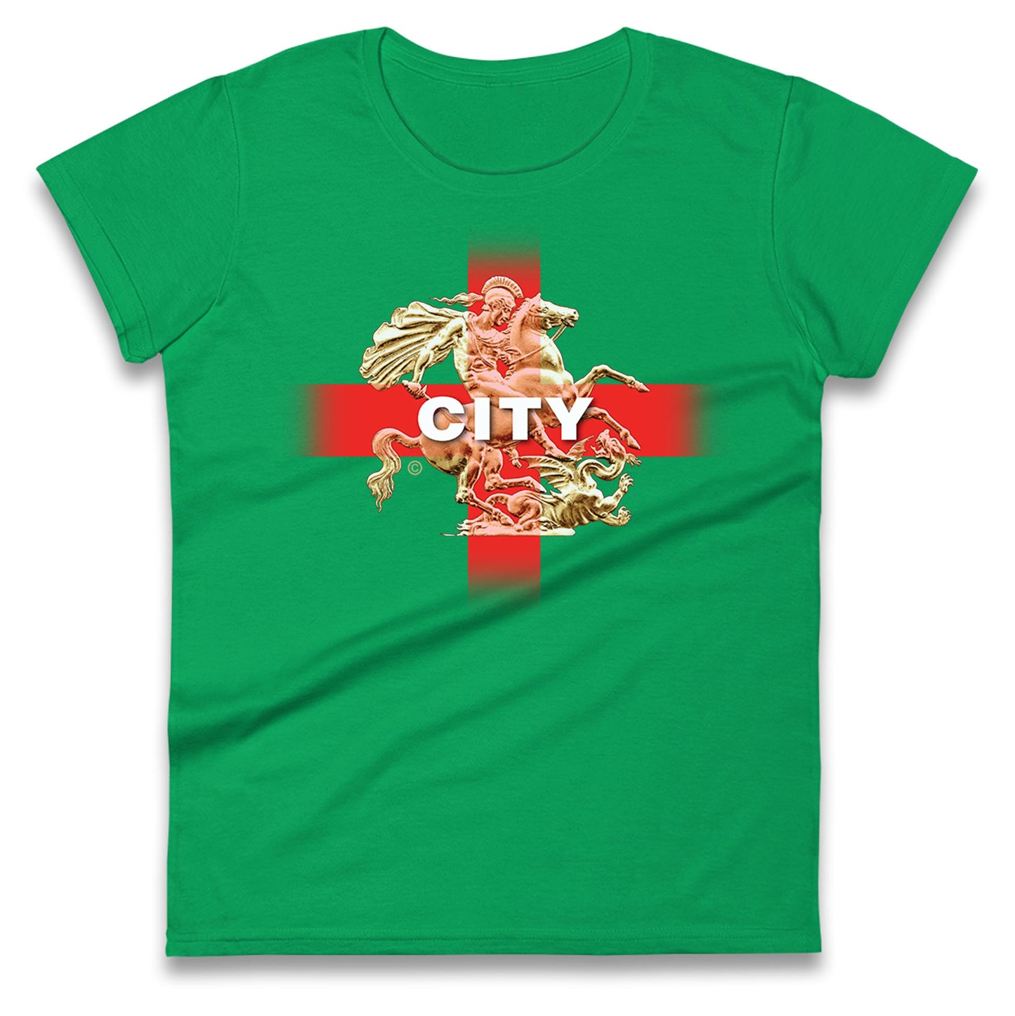 City St George & The Dragon Womens Tee Top