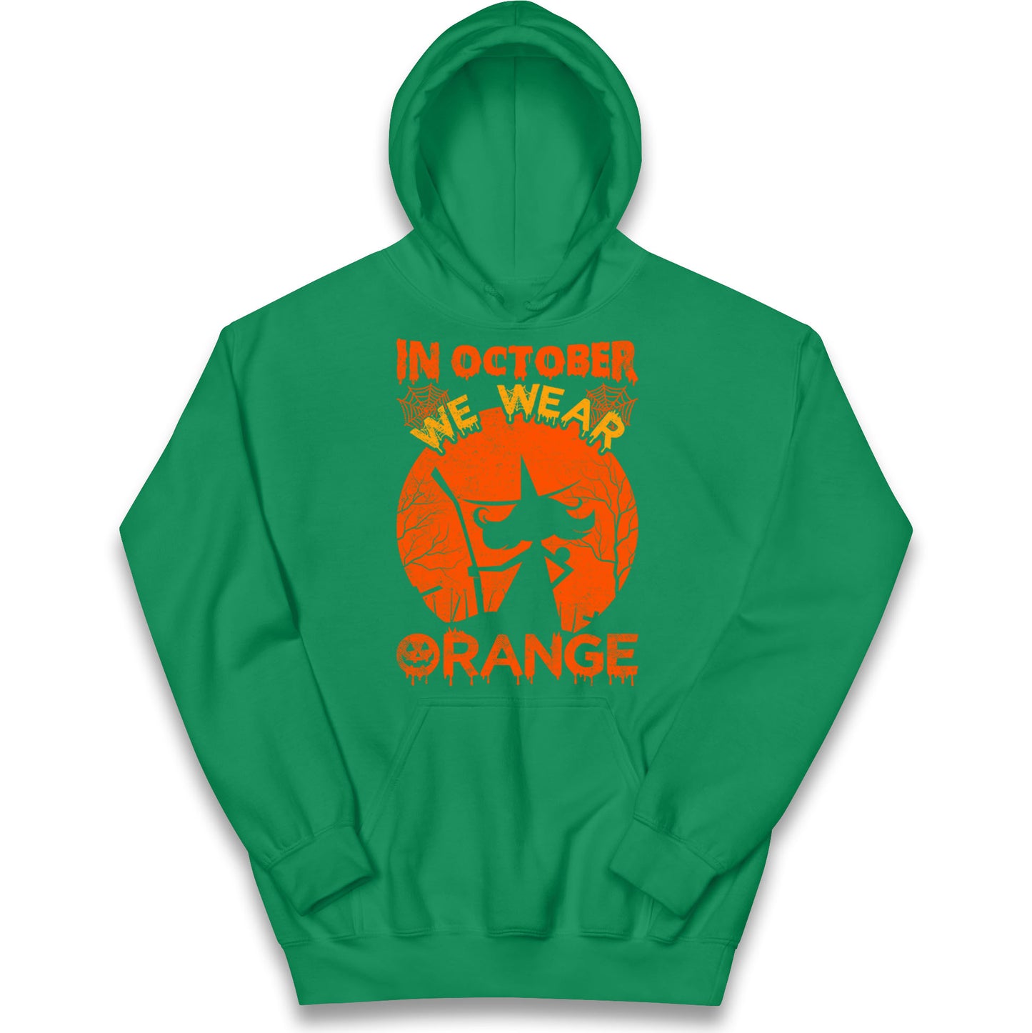 In October We Wear Orange Halloween Hoodie