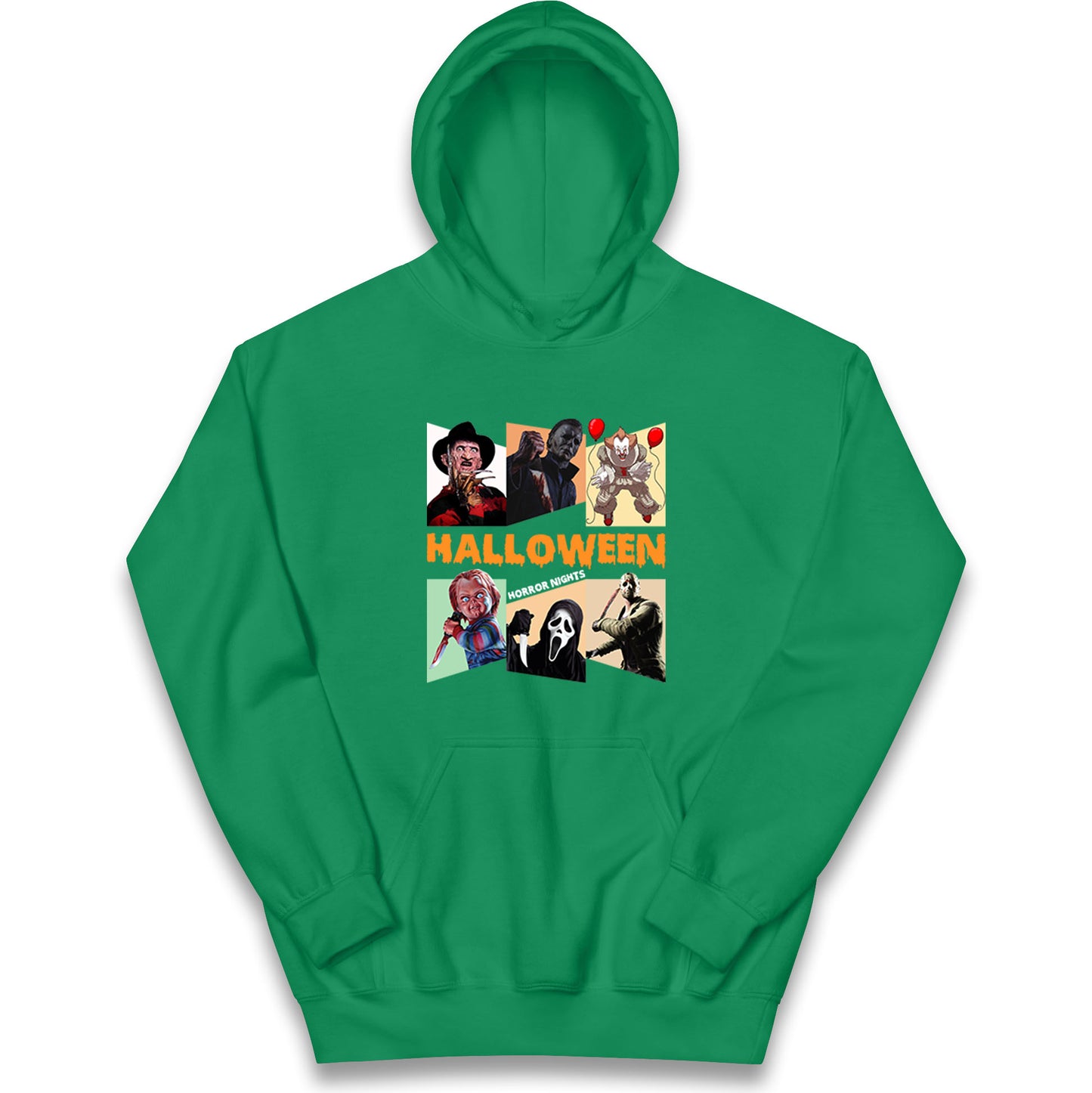 Horror Characters Halloween Horror Nights Kids Hoodie