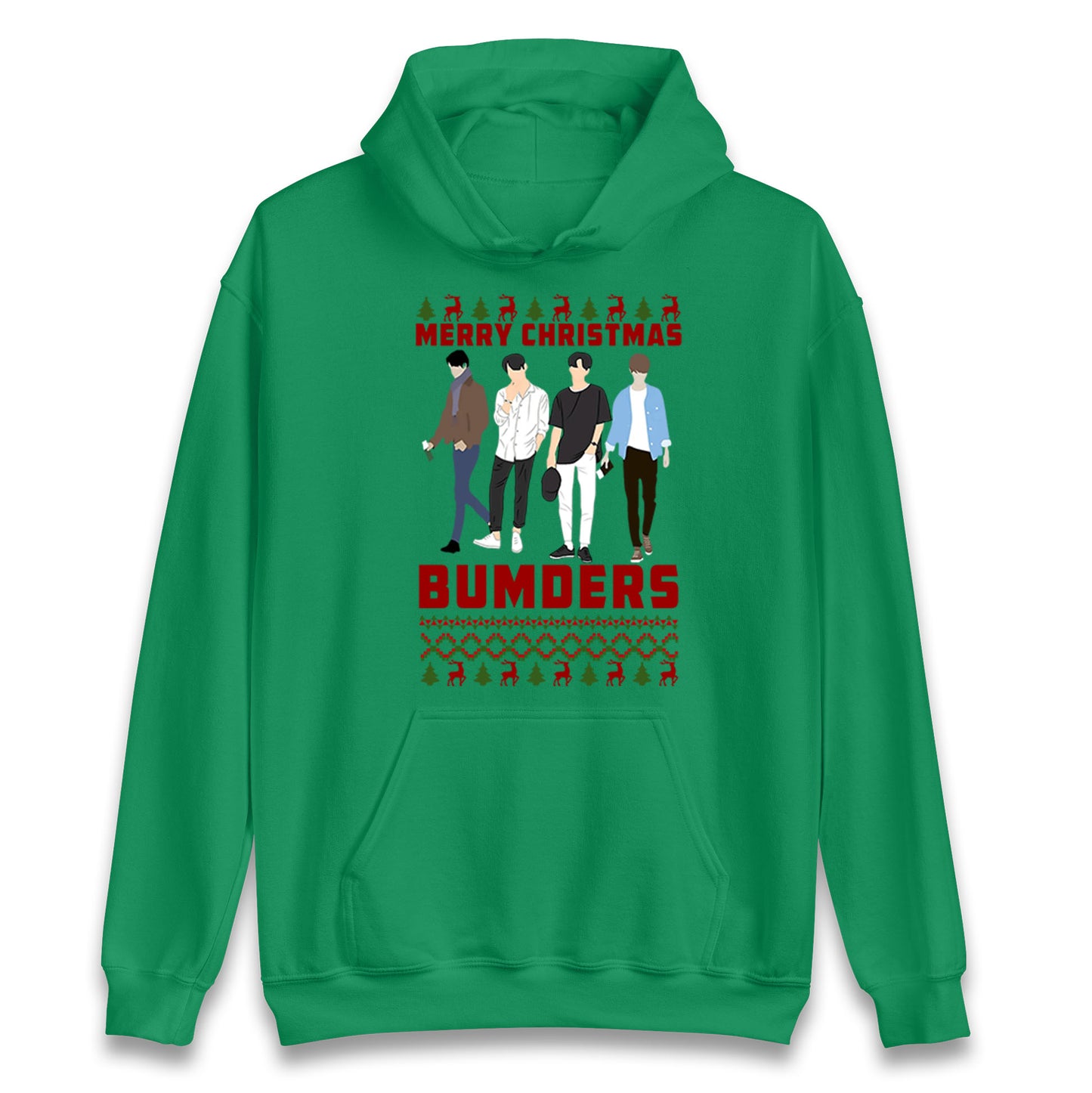 Merry Christmas Bumders The Inbetweeners Unisex Hoodie