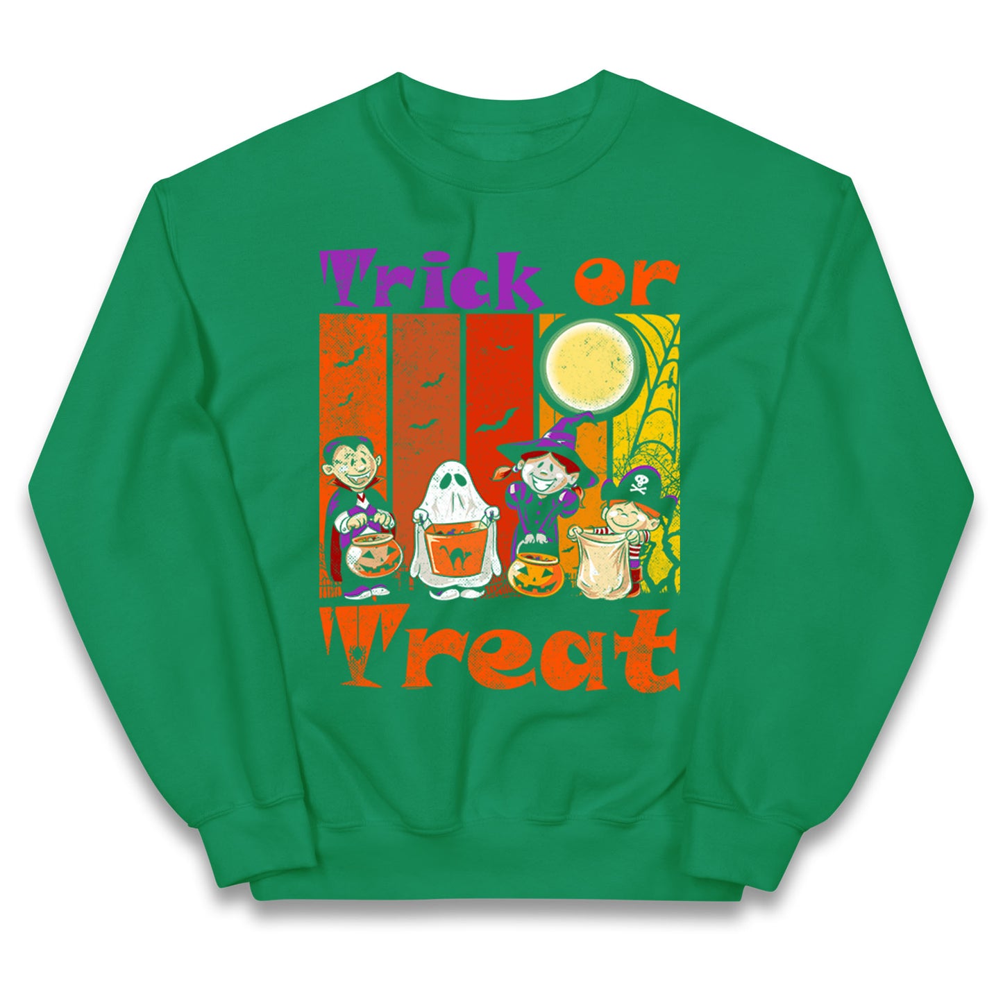 Scary Vampire Trick Or Treat Halloween Jumper