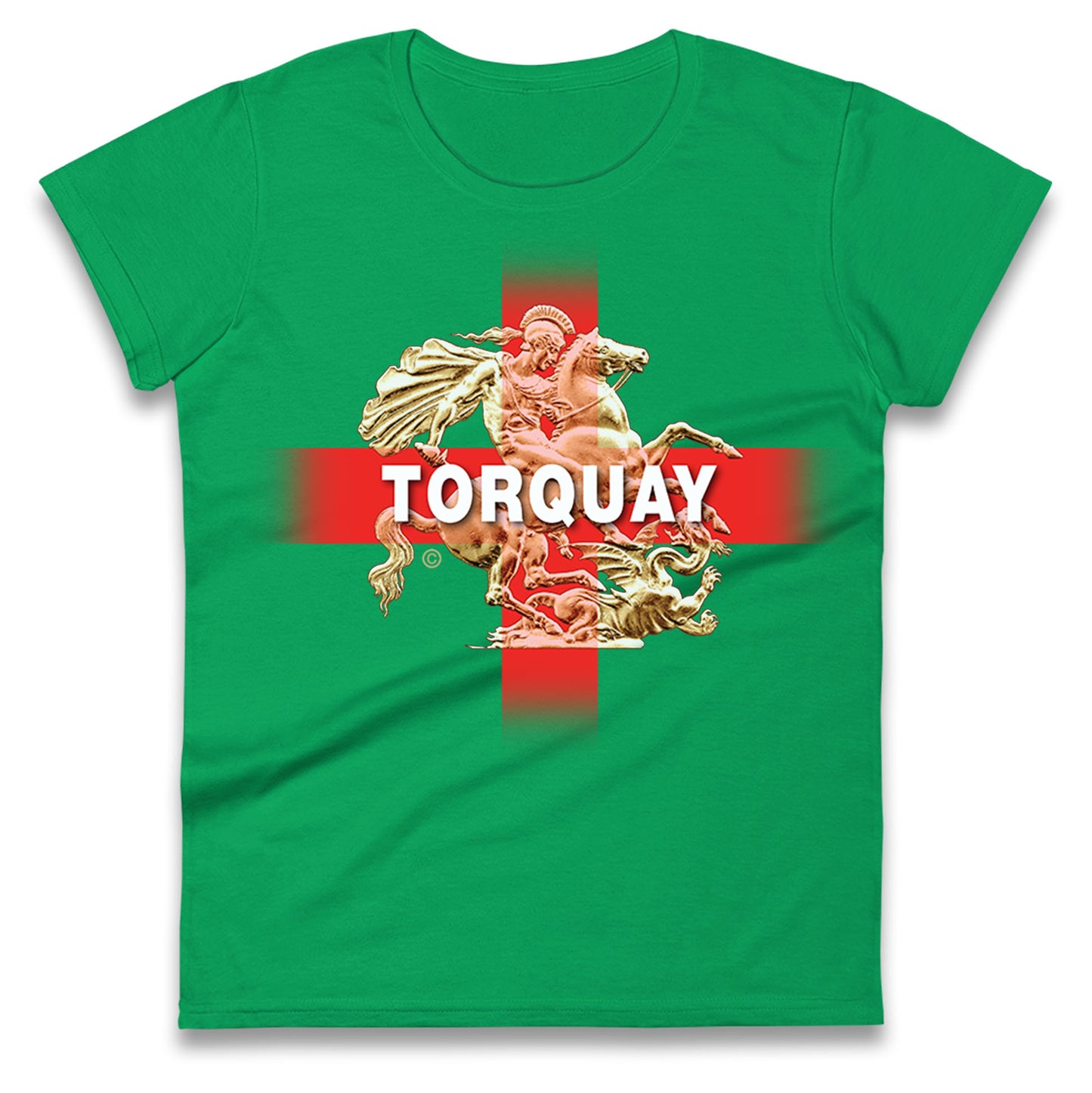 Torquay St George & The Dragon Womens Tee Top