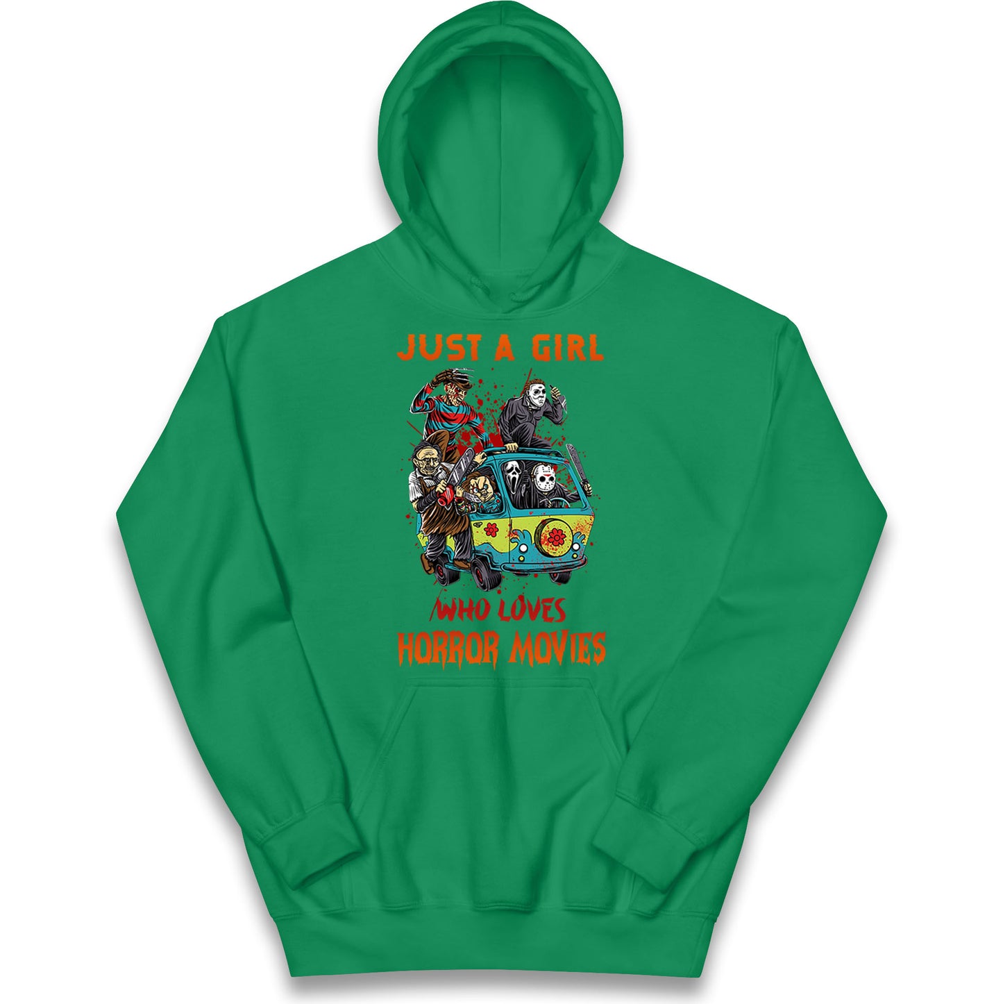 Just A Girl Who Loves Horror Movies Halloween Hoodie