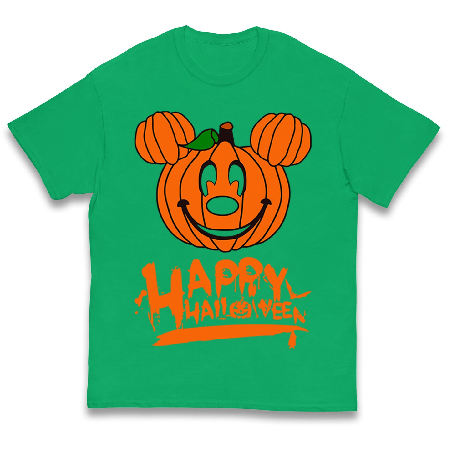 Mickey Mouse Pumpkin Happy Halloween Kids T Shirt
