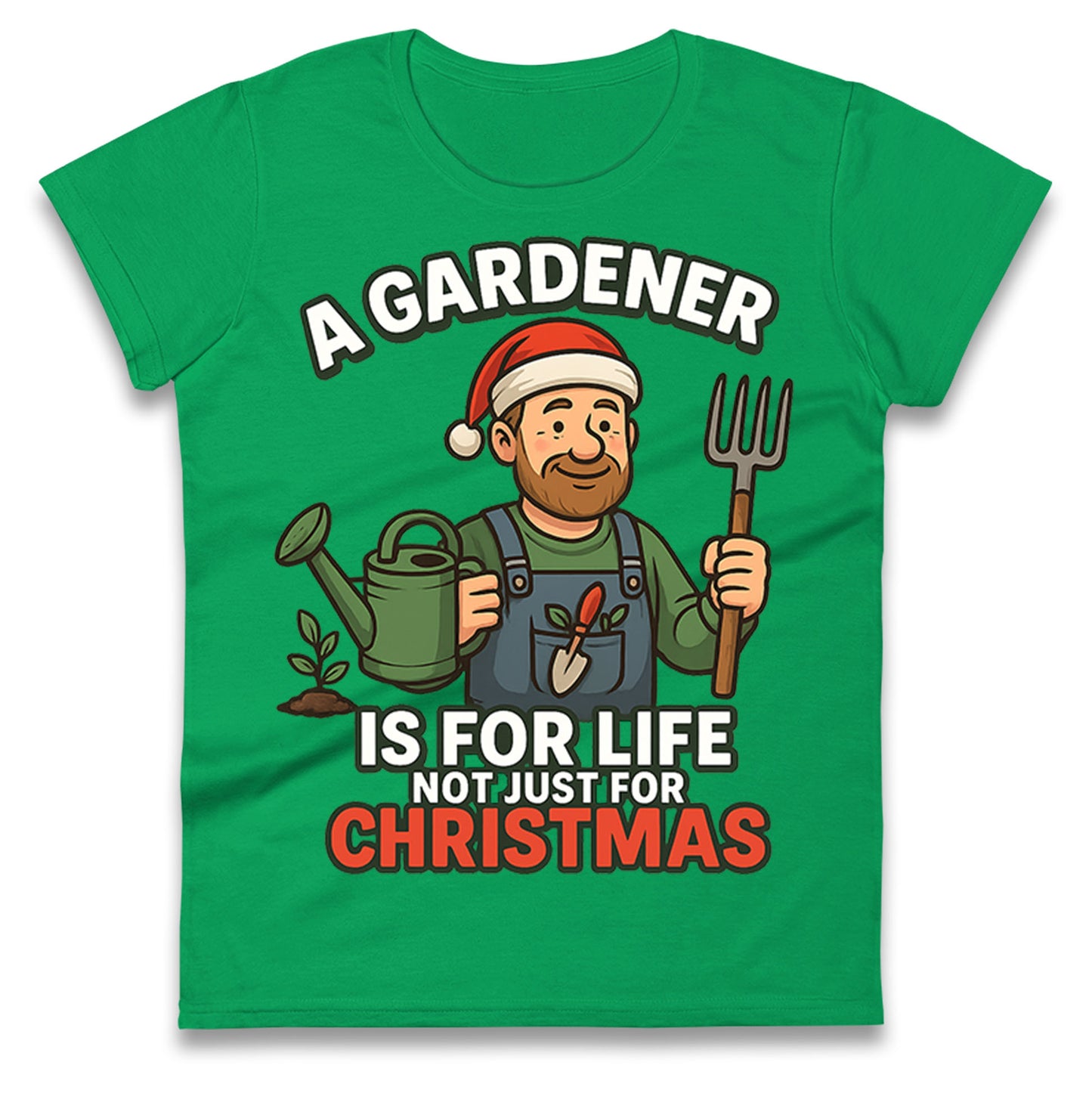Gardener Christmas Ladies T Shirt