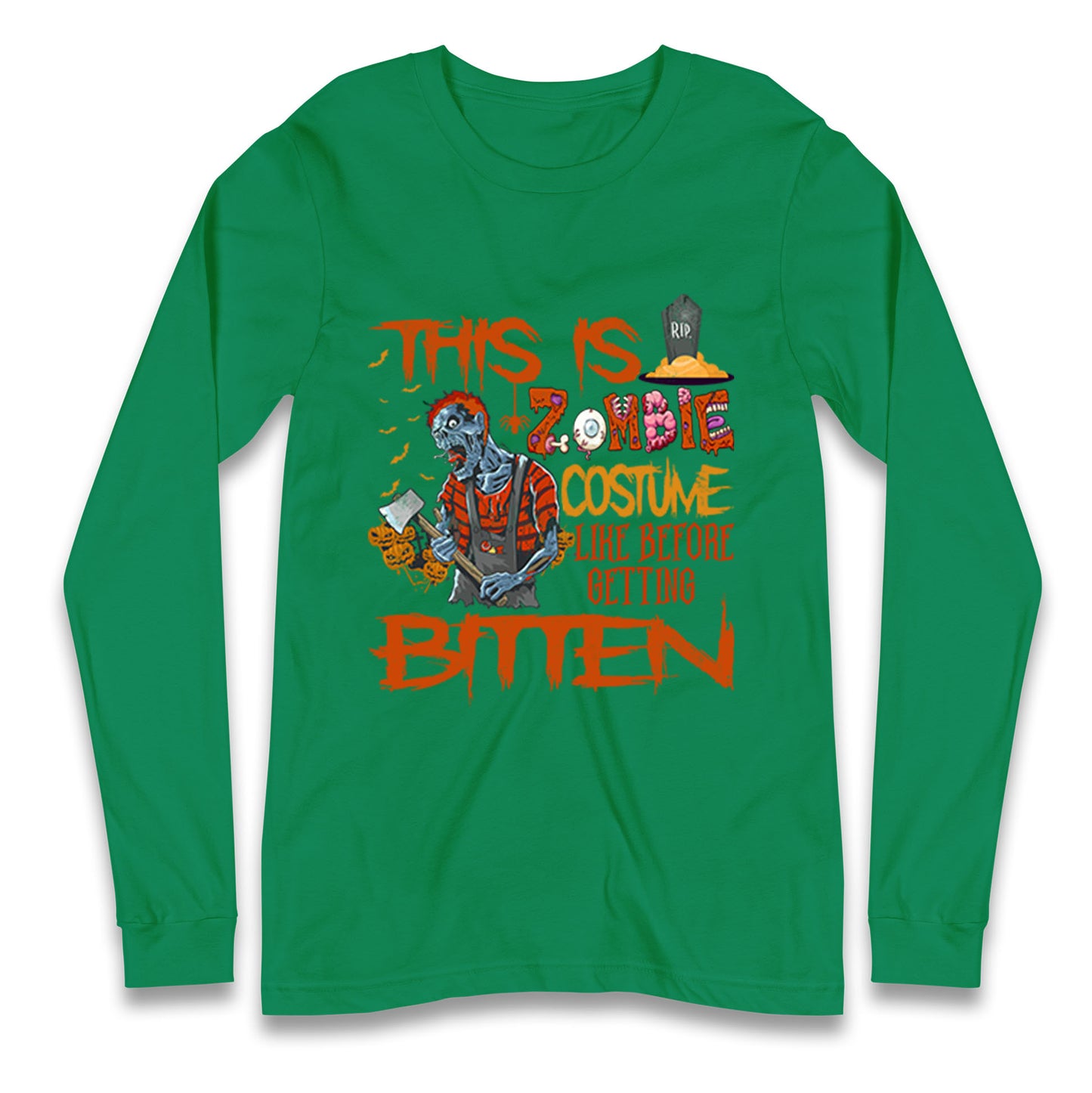 Zombie Costume Halloween T Shirt