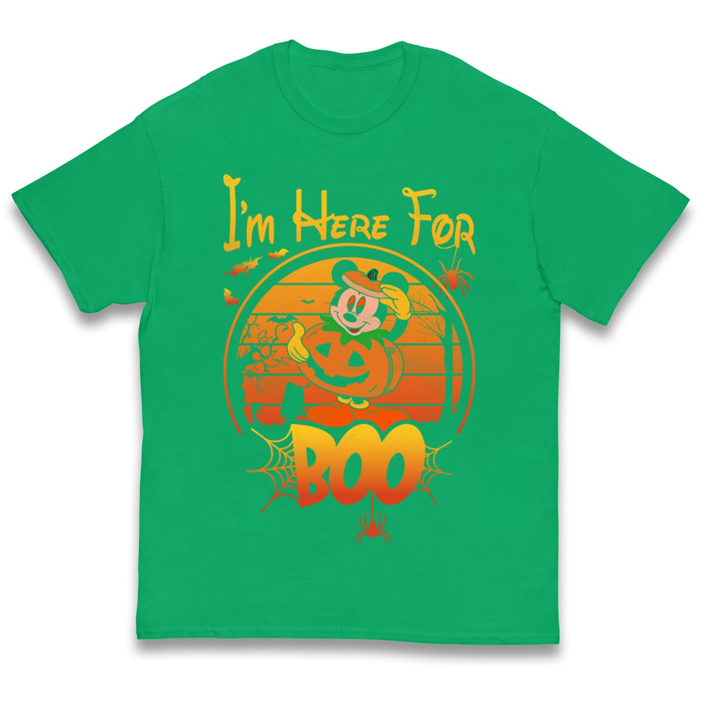 Mickey Mouse Im Here For Boo Halloween T Shirt