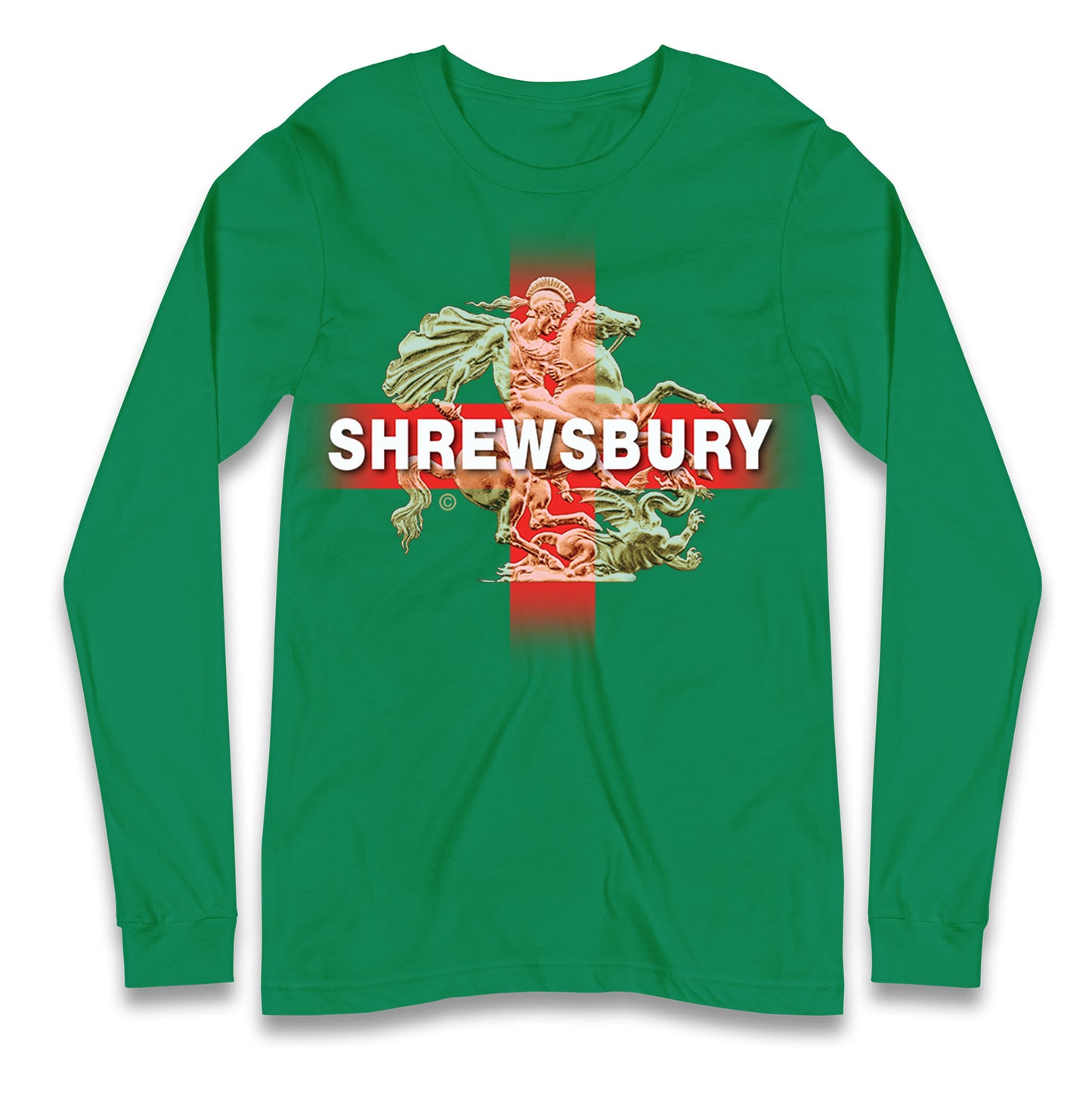 Shrewsbury St George & The Dragon Long Sleeve T Shirt
