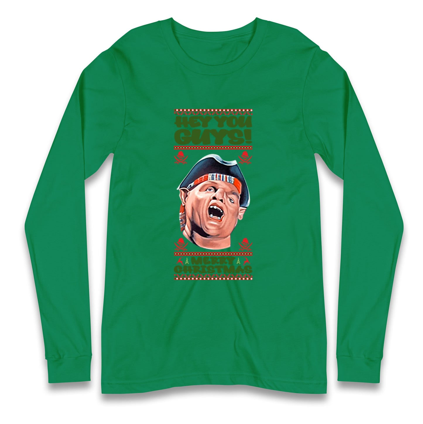 goonies sloth christmas long sleeve t shirt
