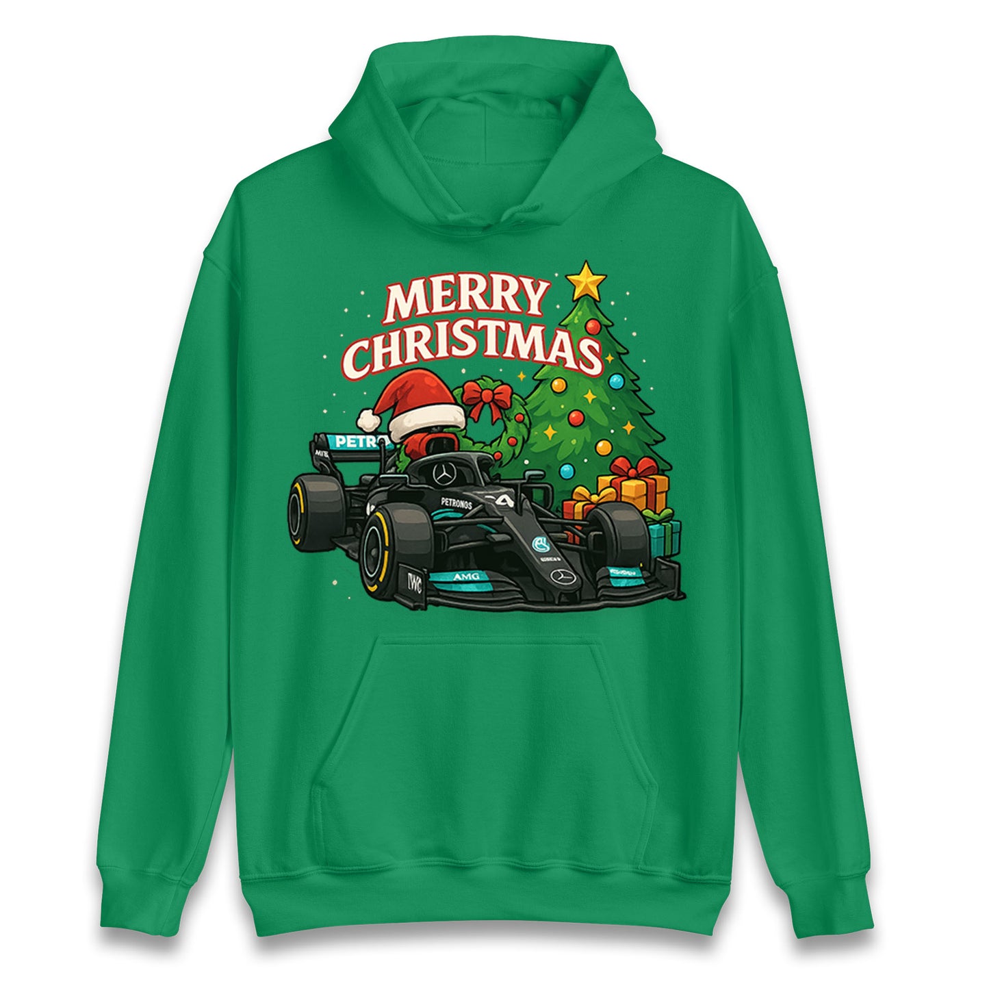 Mercedes F1 Christmas Hoodie