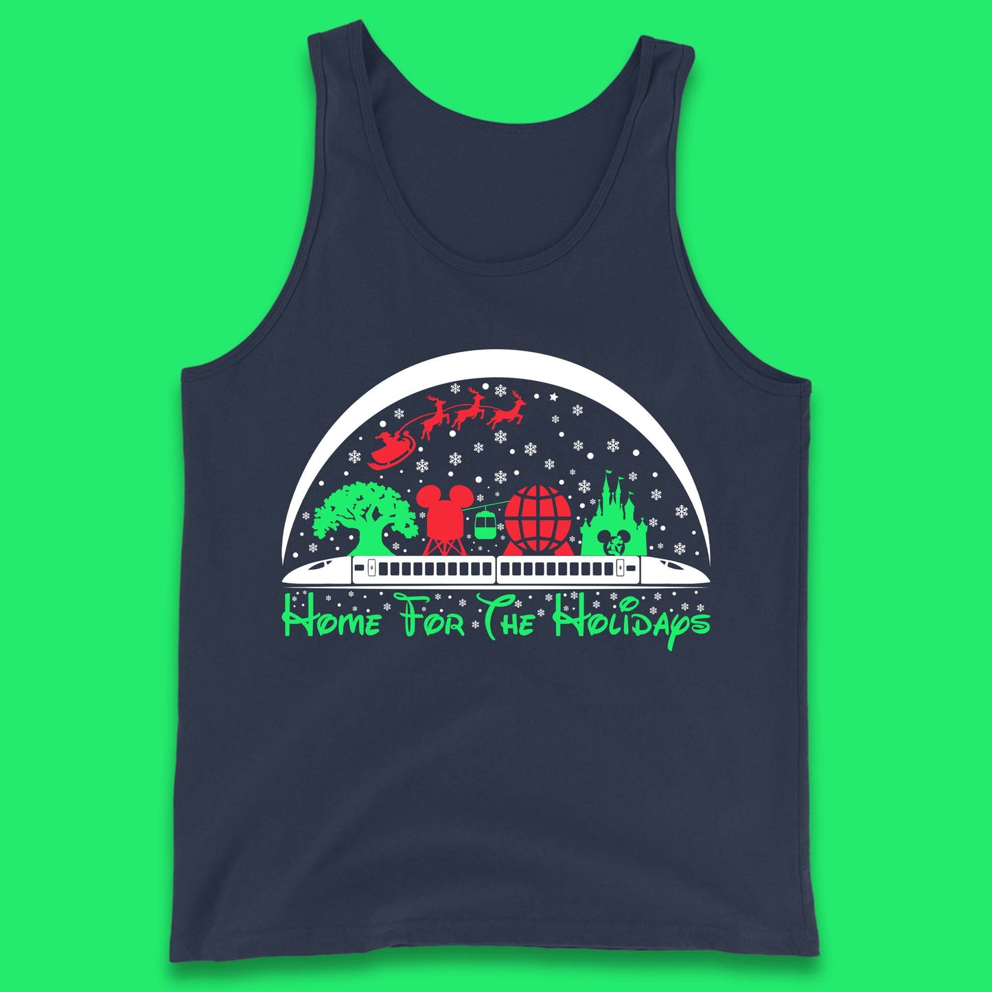 Home For The Holidays Christmas Tank Top