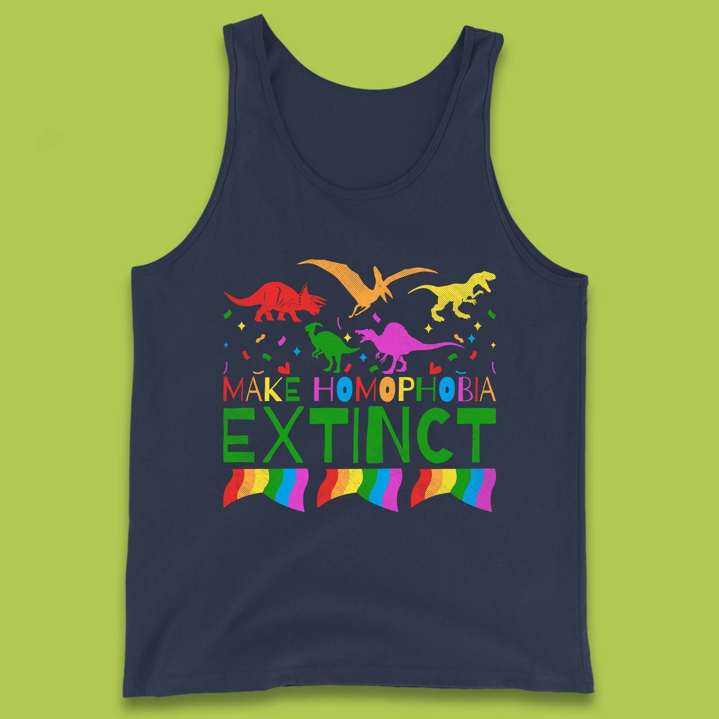 Make Homophobia Extinct Tank Top