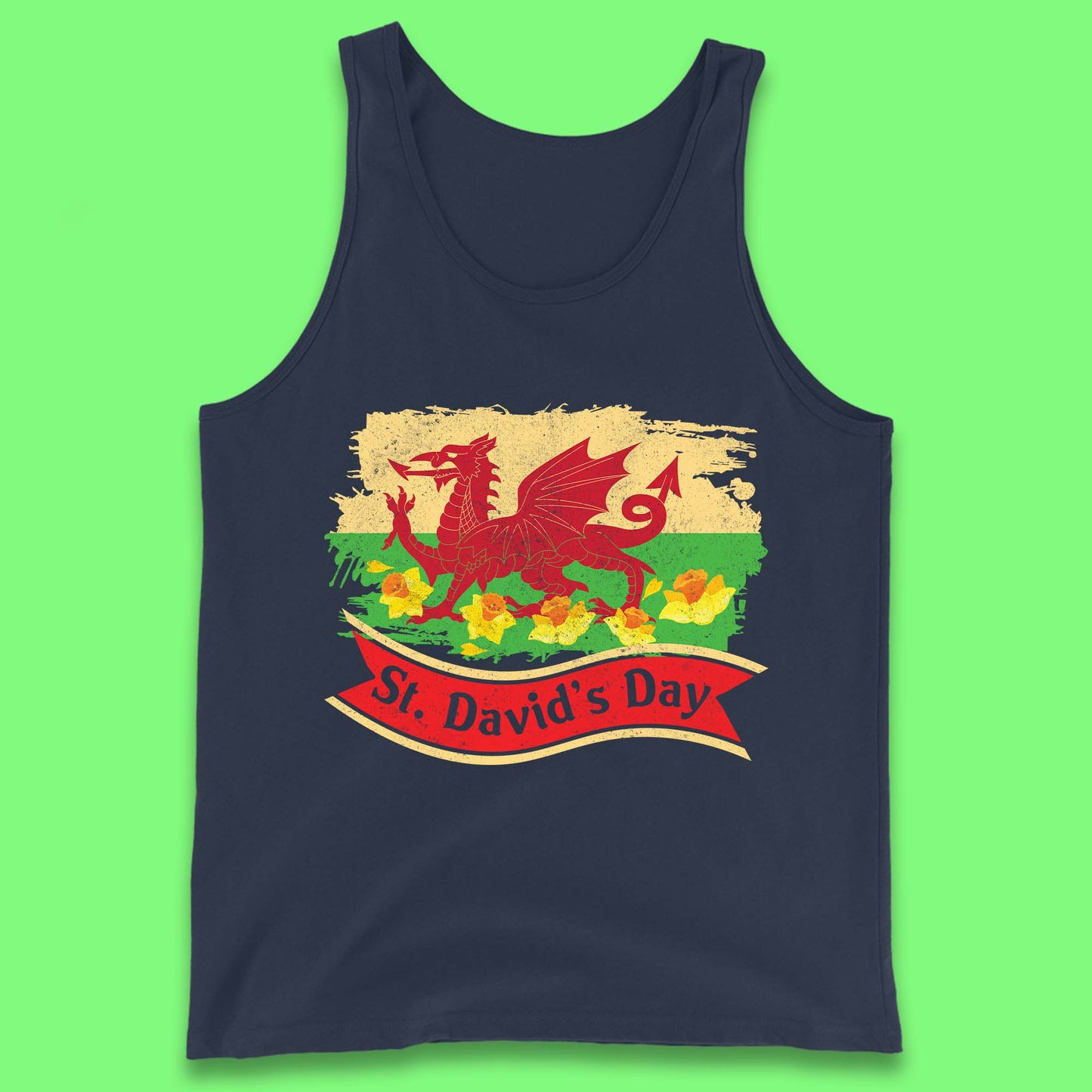 St David's Day Tank Tops UK