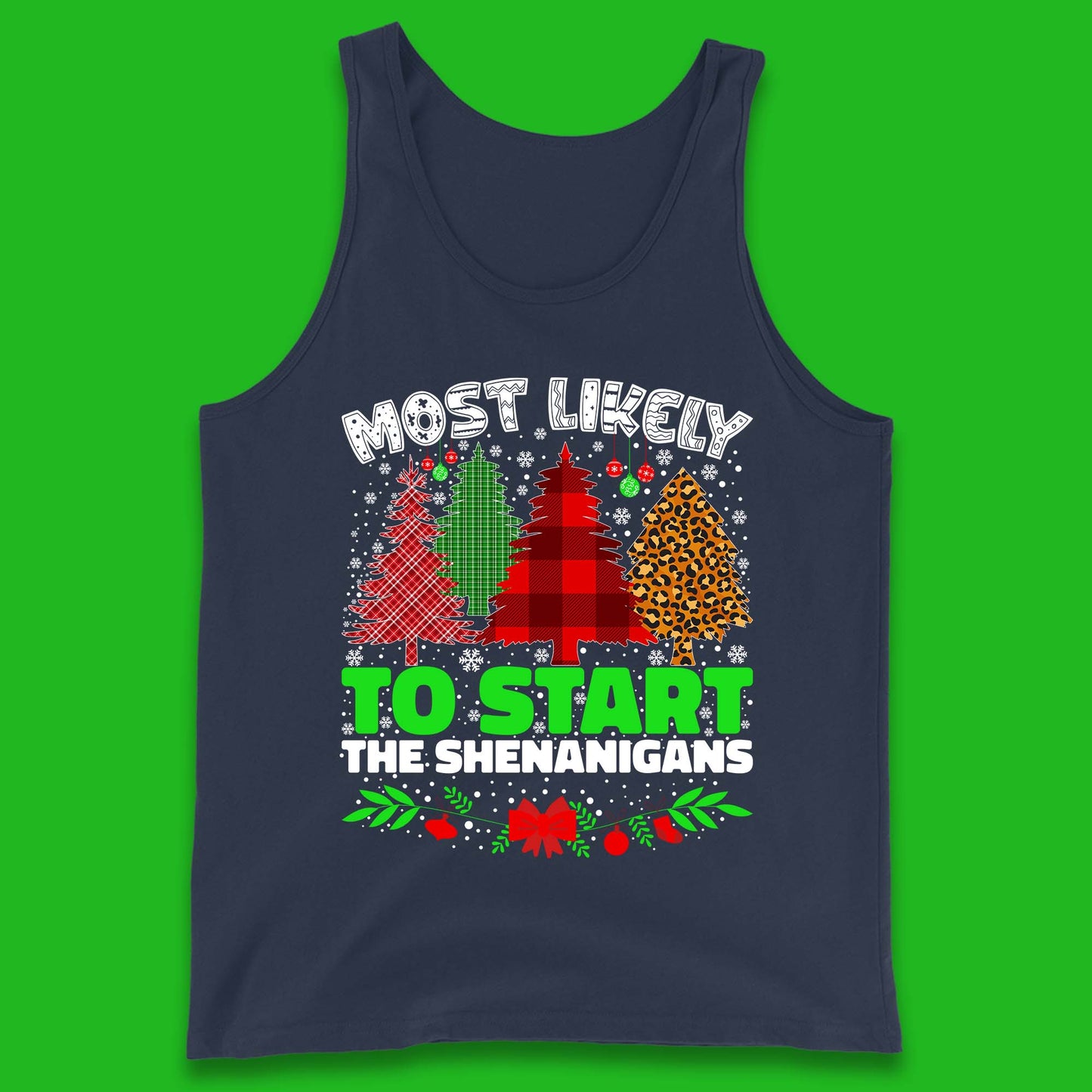 Shenanigans Christmas Tank Top
