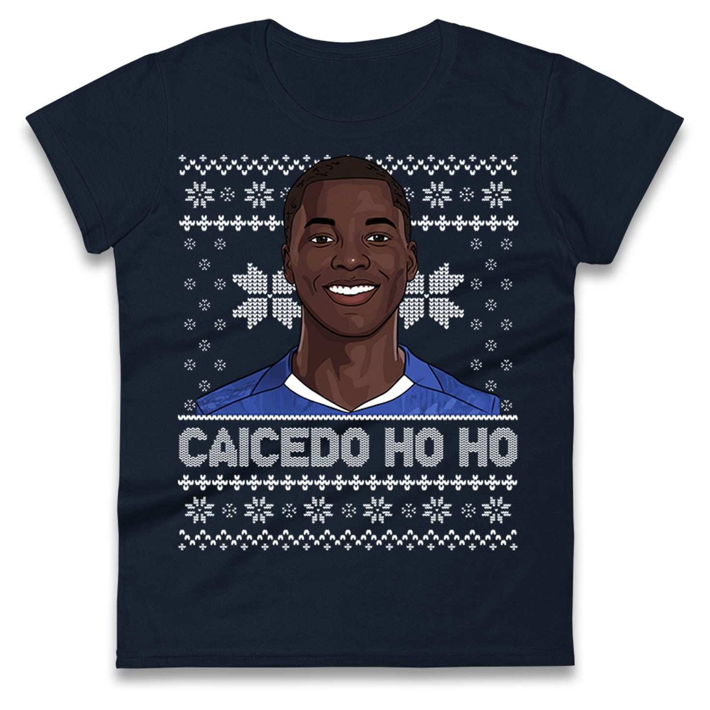 Moises Caicedo Christmas Ladies T Shirt