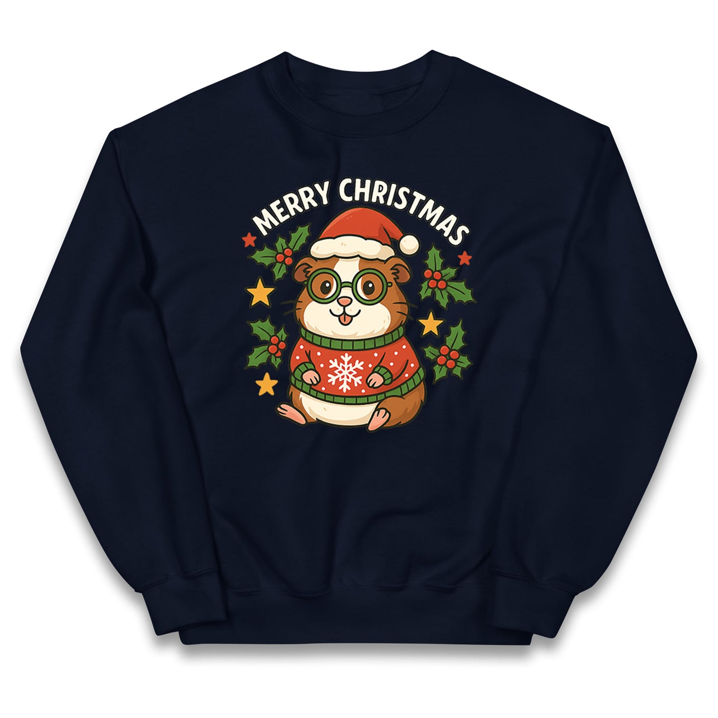 Guinea Pig Christmas Kids Jumper
