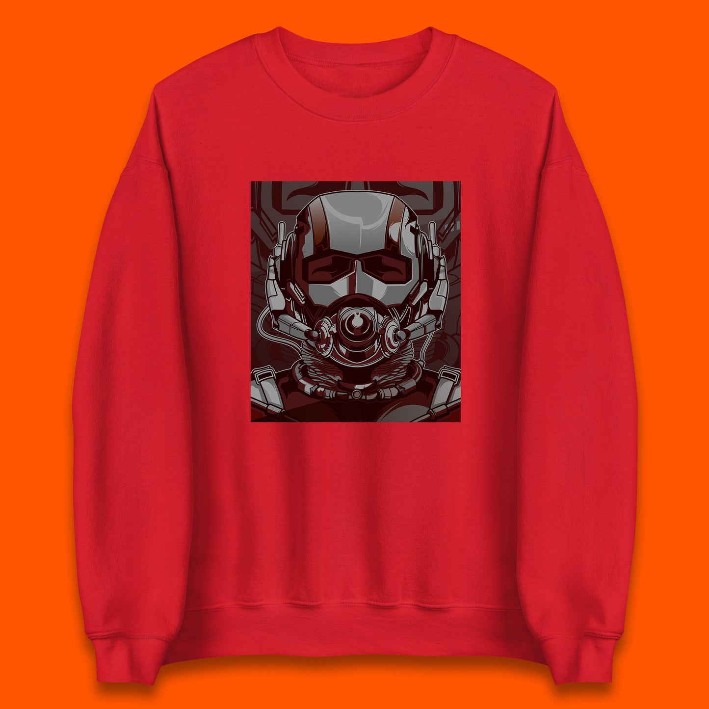Marvel Comics Ant Man And The Wasp American Superhero Film Ant Man Face Helmet Avengers Movie Unisex Sweatshirt