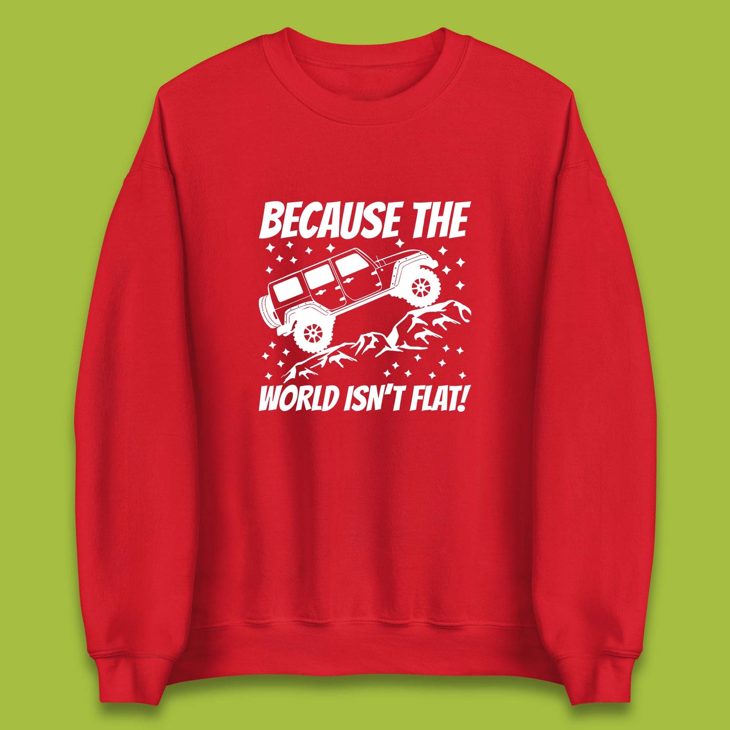 Because The World Isn't Flat Sweatshirt