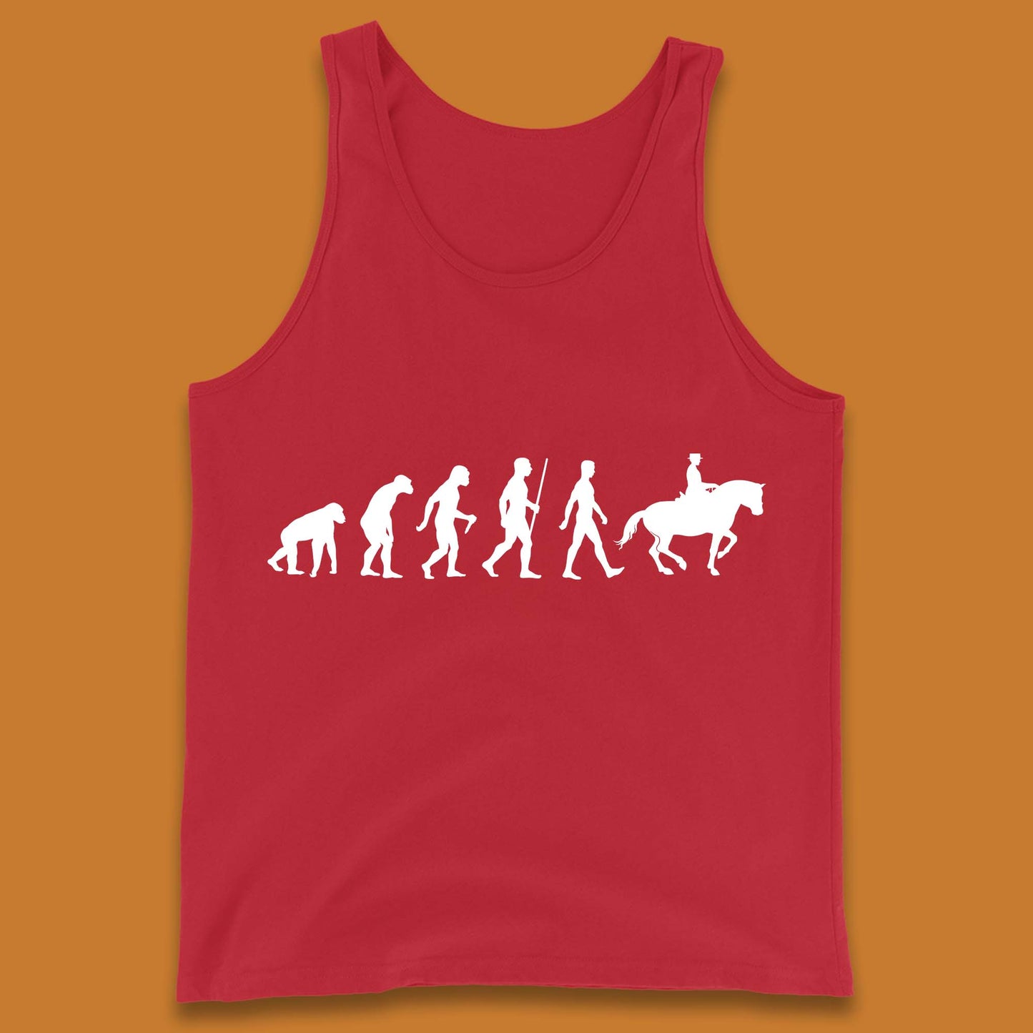 Horse Riding Evolution Equestrian Horse Racing Jockey Tank Top