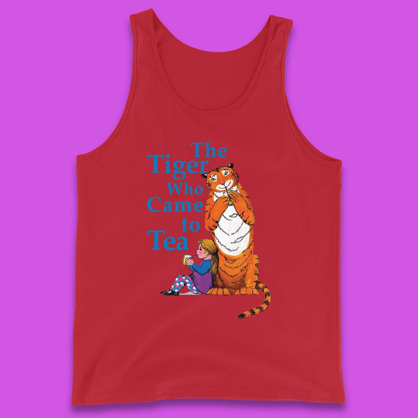 Tiger Who Came To Tea Vest Top