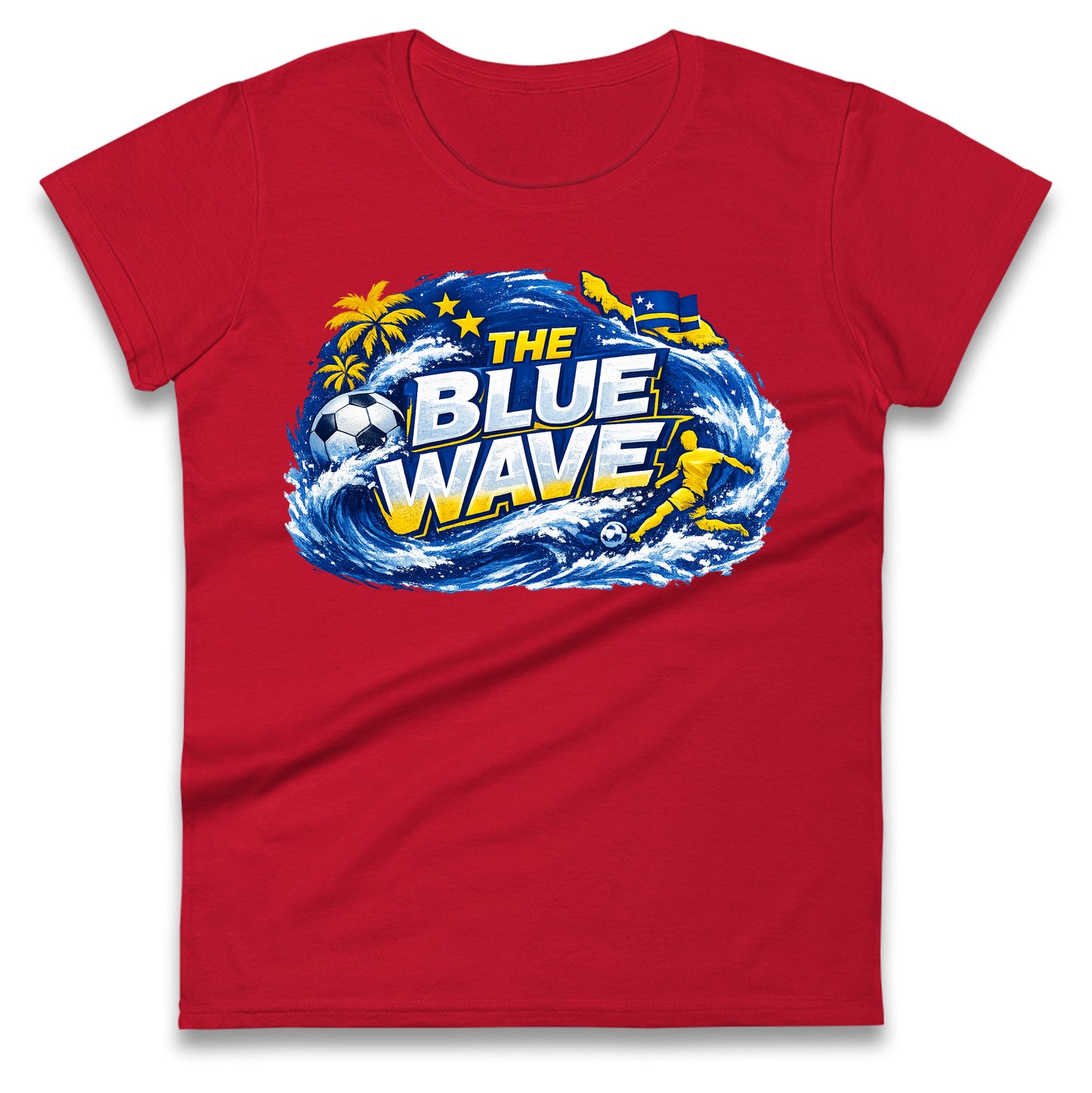 Curacao Football Ladies T Shirt