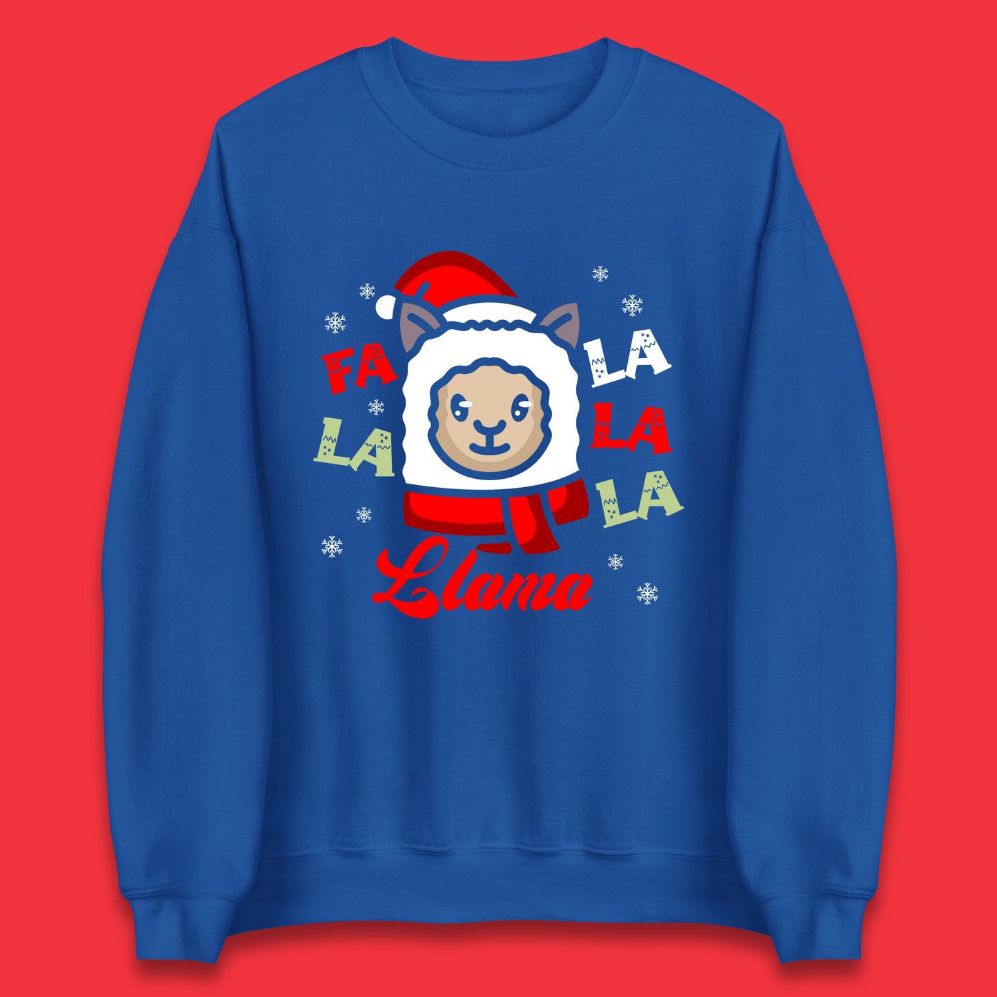 llama christmas sweatshirt