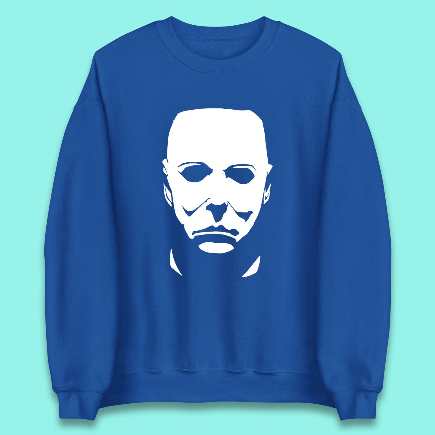 Michael Myers Face Mask Halloween Michael Myers Horror Movie Character Unisex Sweatshirt