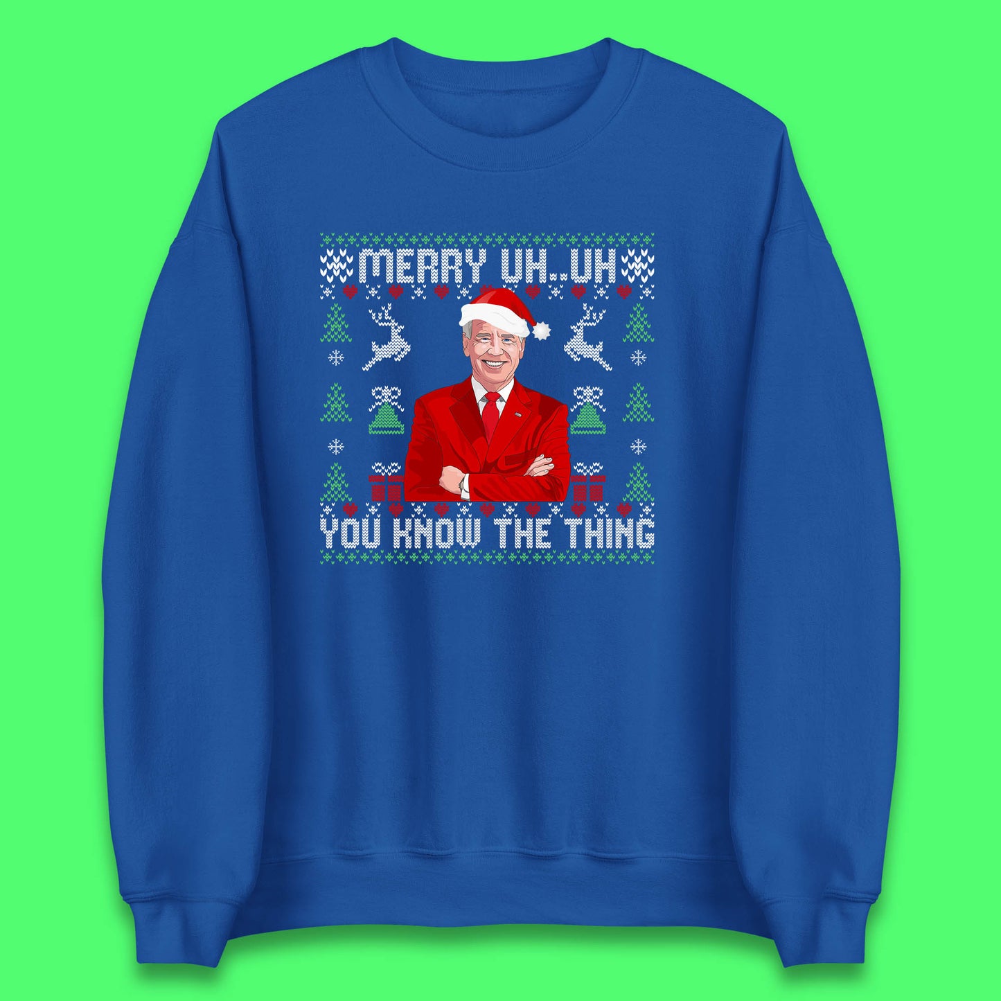 joe biden christmas sweatshirt