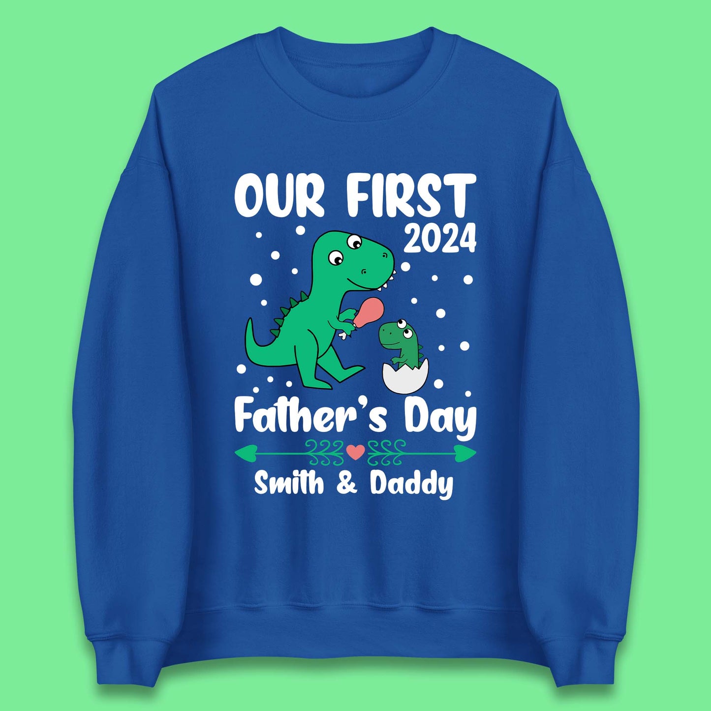 Personalised First Father's Day Unisex Sweatshirt