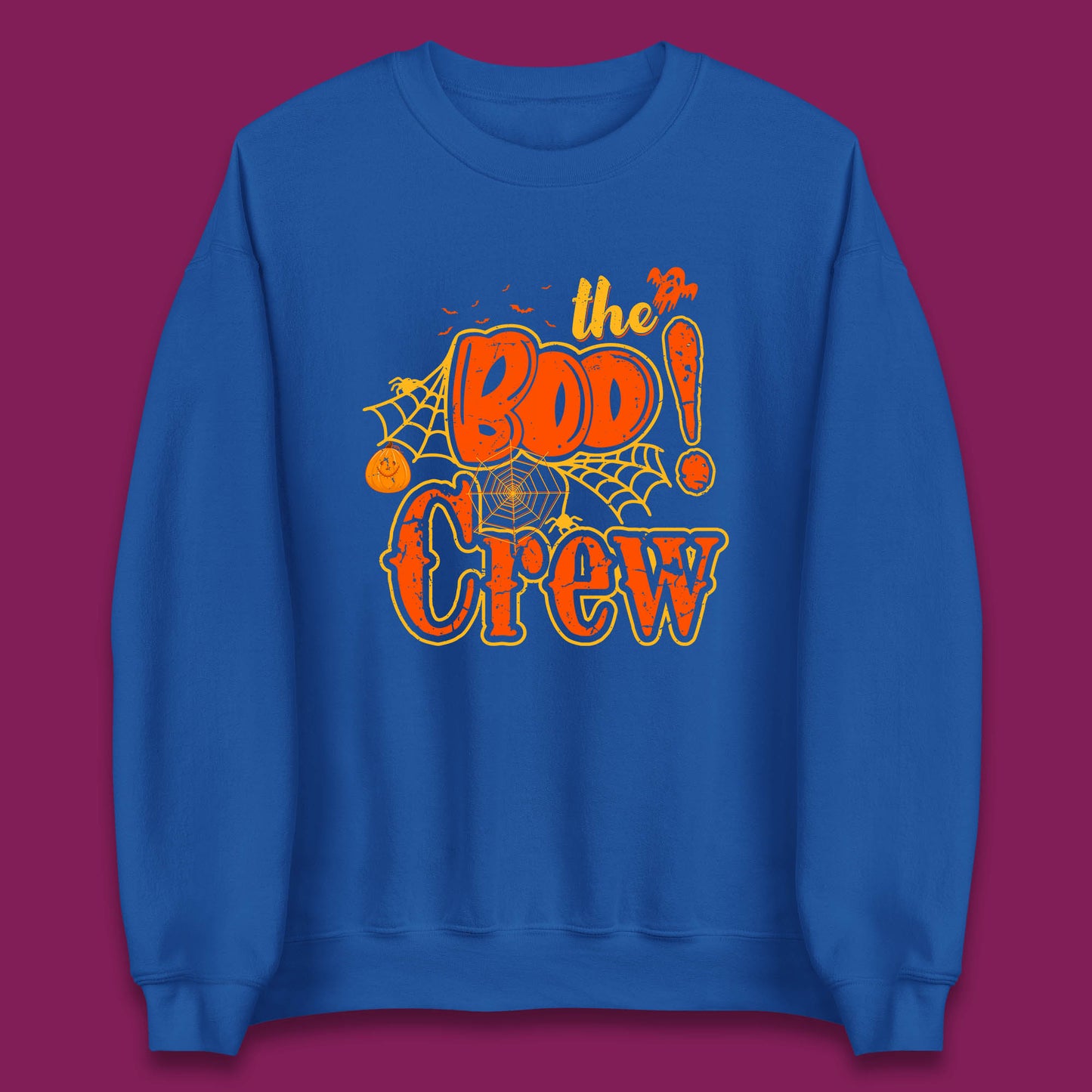 The Boo Crew Halloween Boo Squad Horror Scary Spokky Matching Costume Unisex Sweatshirt