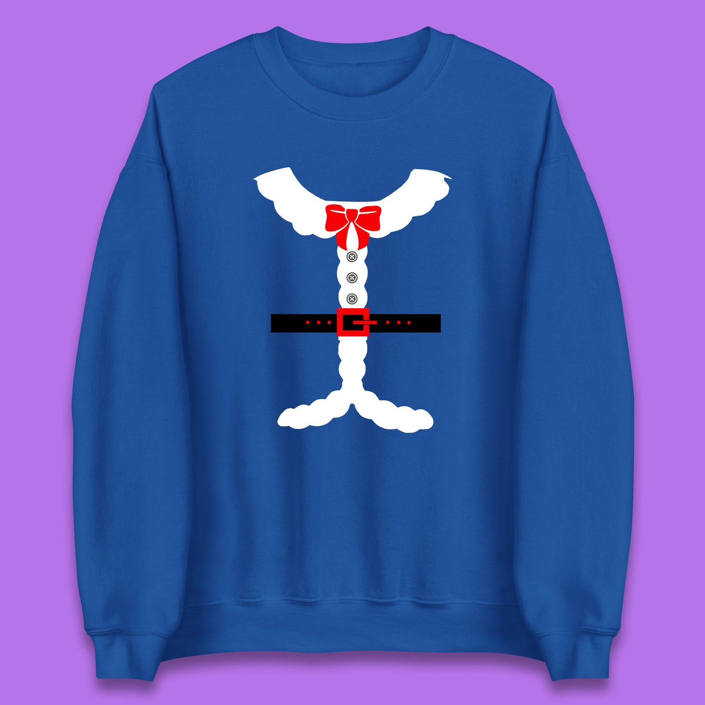 santa costume christmas sweatshirt