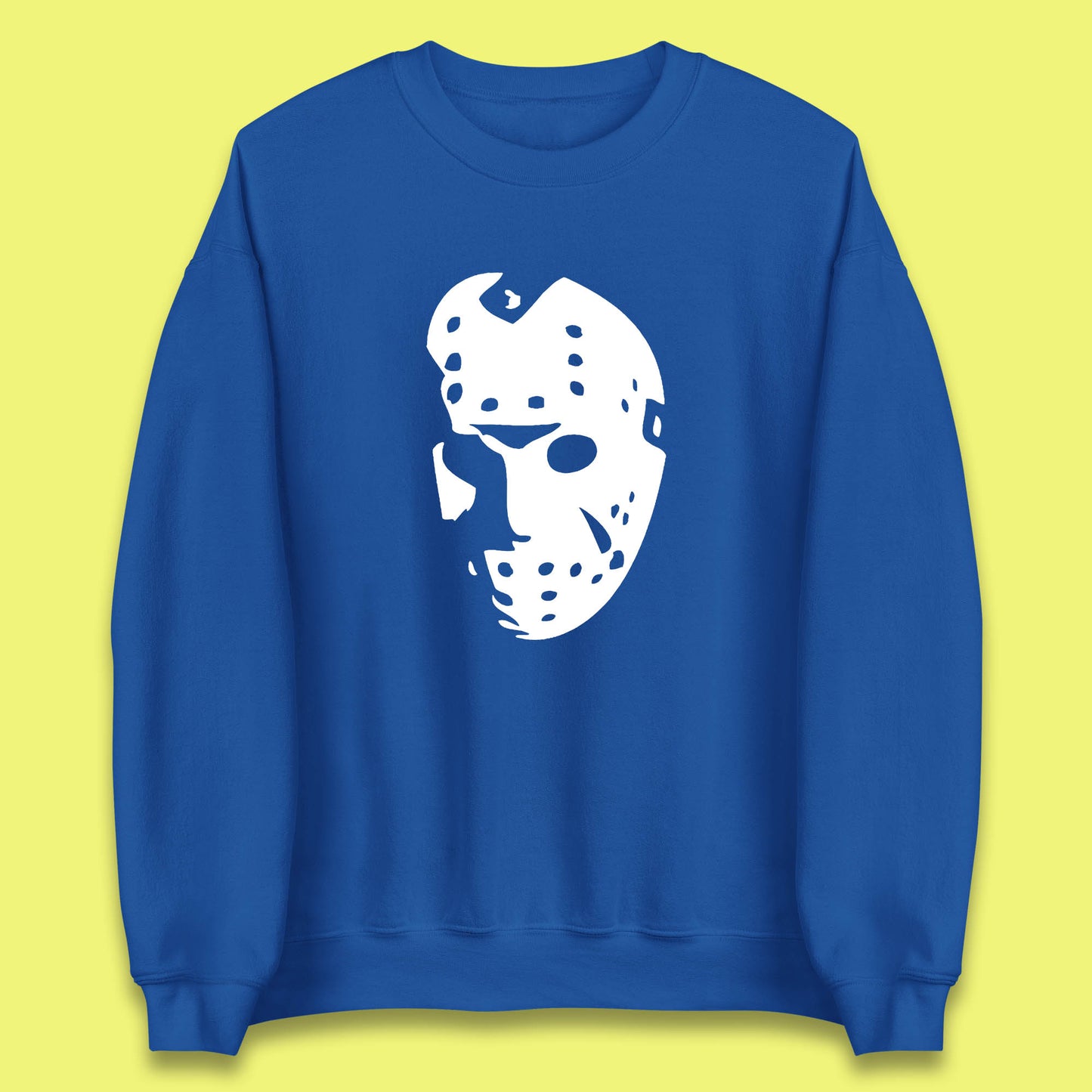 Halloween Jason Voorhees Horror Face Mask Friday The 13th Horror Movie Character Unisex Sweatshirt