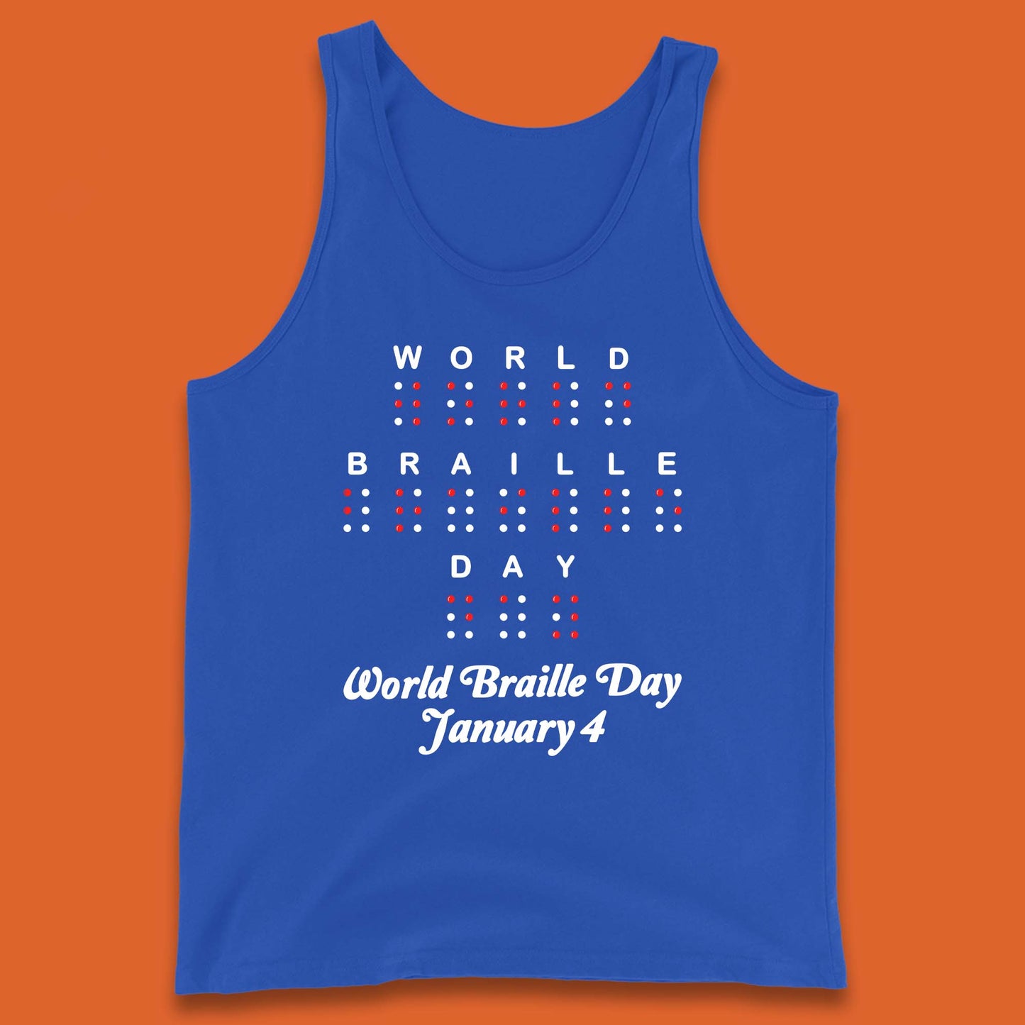 World Braille Day Tank Top