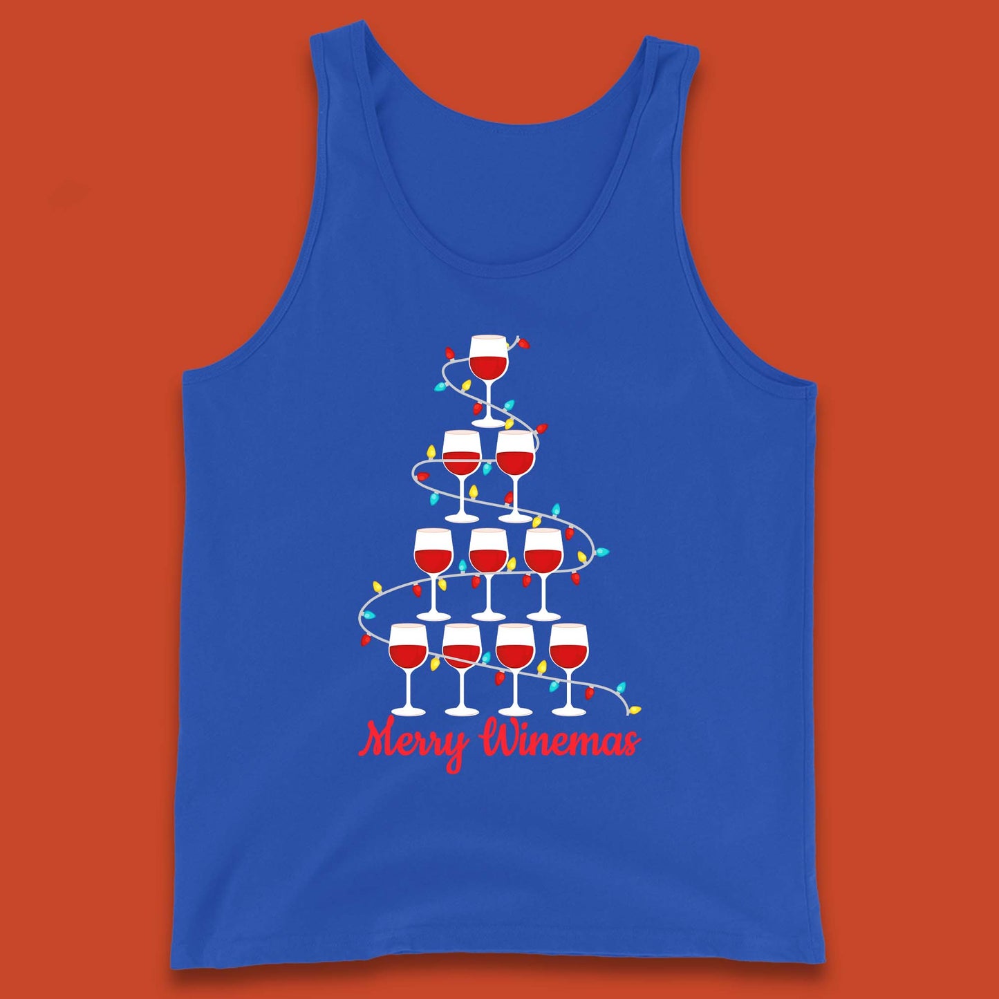 Merry Winemas Christmas Tank Top