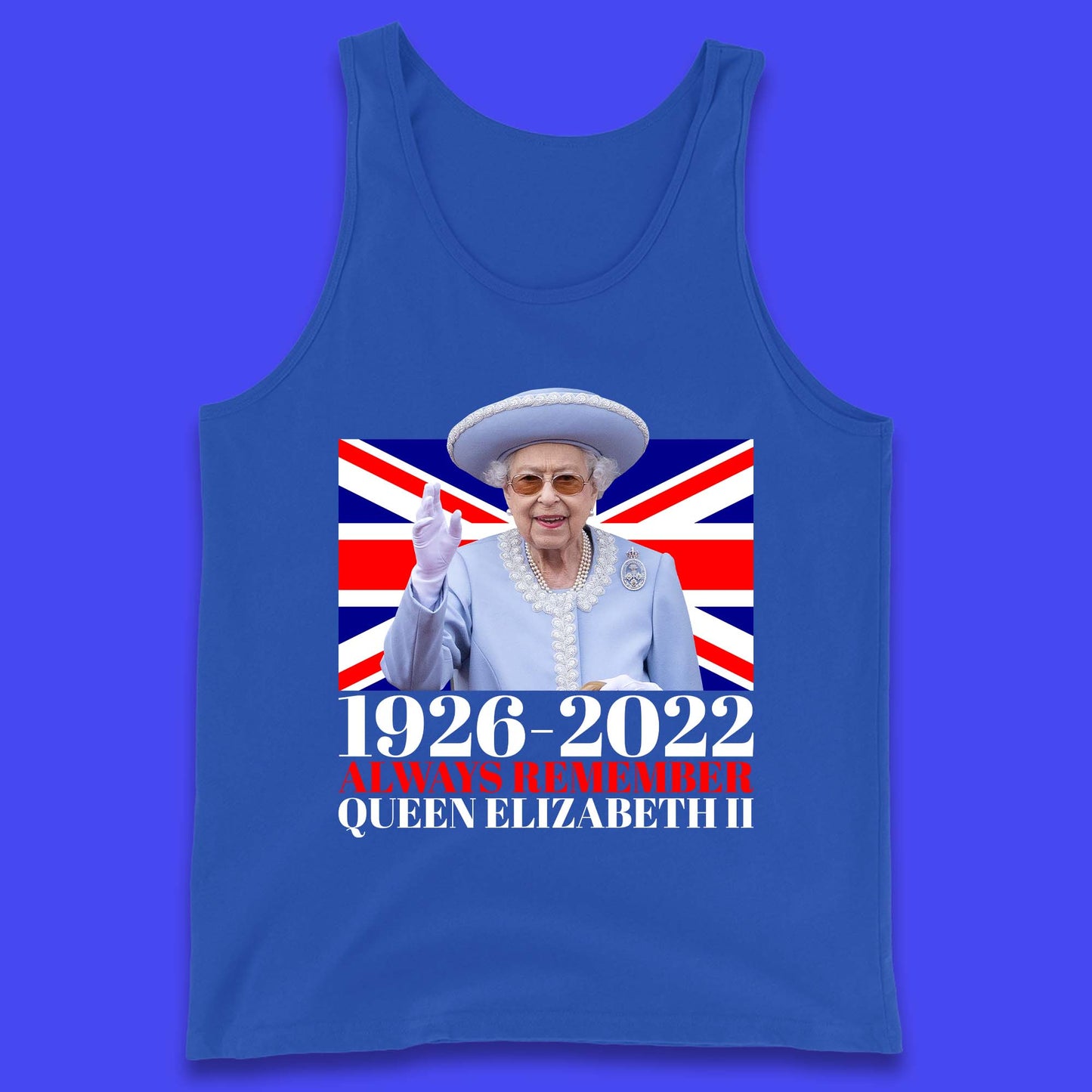 1926-2022 Queen Elizabeth II Tank Top