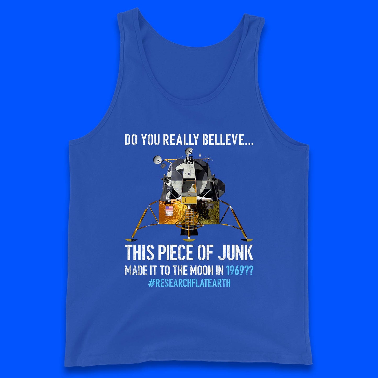 Research Flat Earth Tank Top