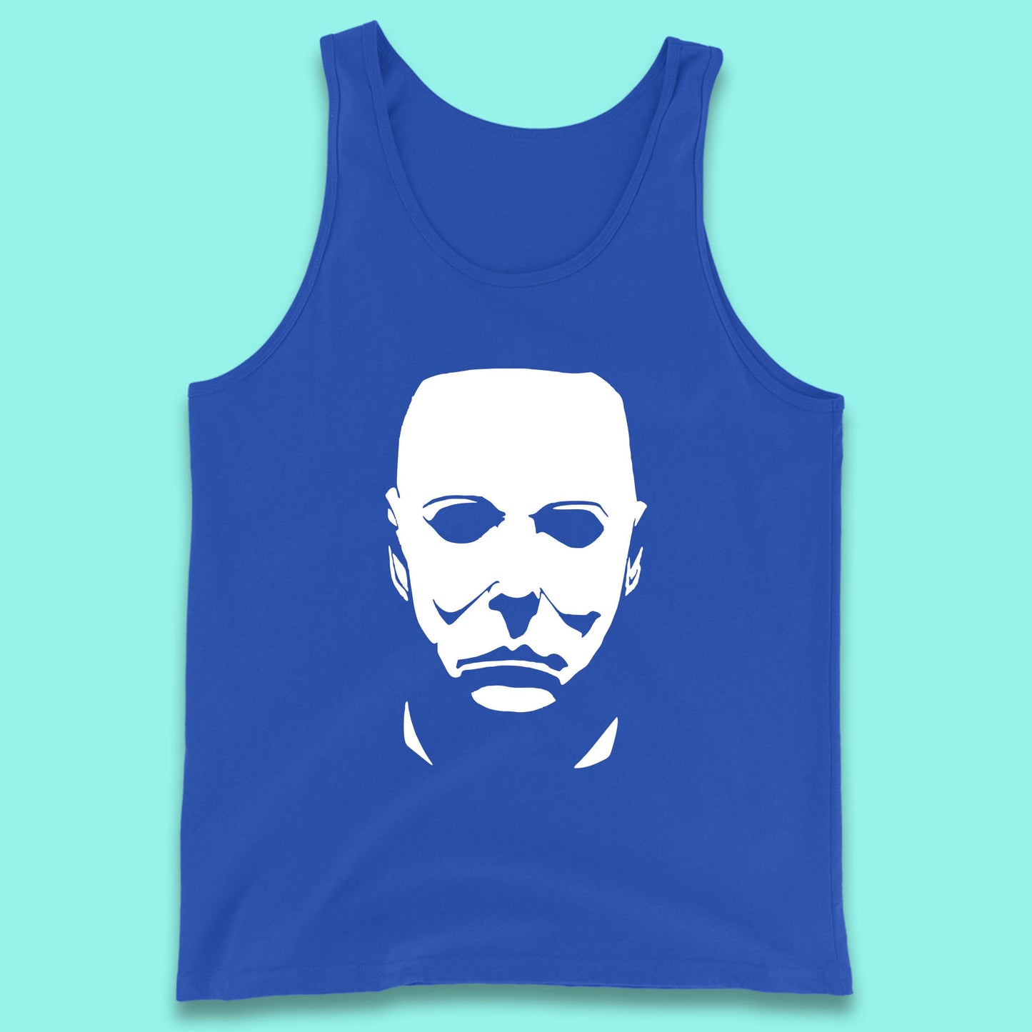 Michael Myers Face Mask Halloween Michael Myers Horror Movie Character Tank Top