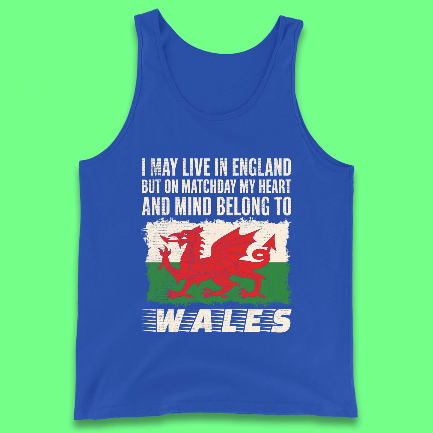Wales Football Team Vest Top