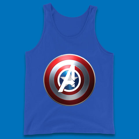 Captain America's Shield Marvel Avengers Captain America Cosplay The Captain Steven Rogers Tank Top